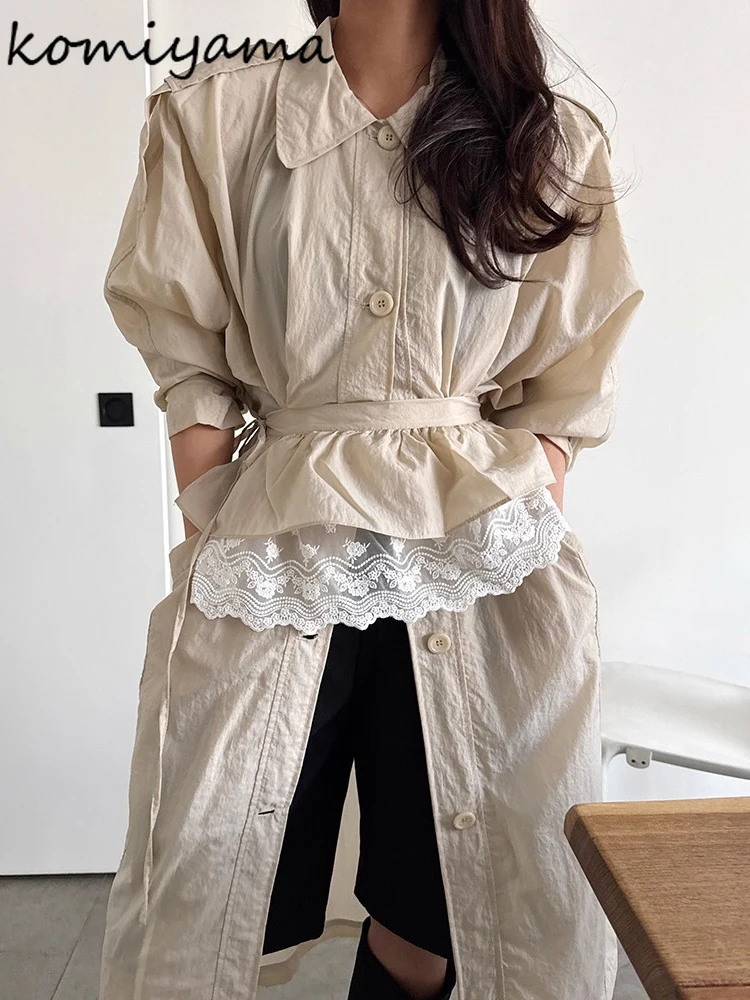 Turn Down Collar 2025 Casaco Single Breasted Chaquetas De Mujer Jacket Jaqueta Feminina Woman Jackets with Lace Cummerbunds
Turn Down Collar 2025 Casaco Single Breasted Chaquetas De Mujer Jacket Jaqueta Feminina Woman Jackets with Lace Cummerbunds