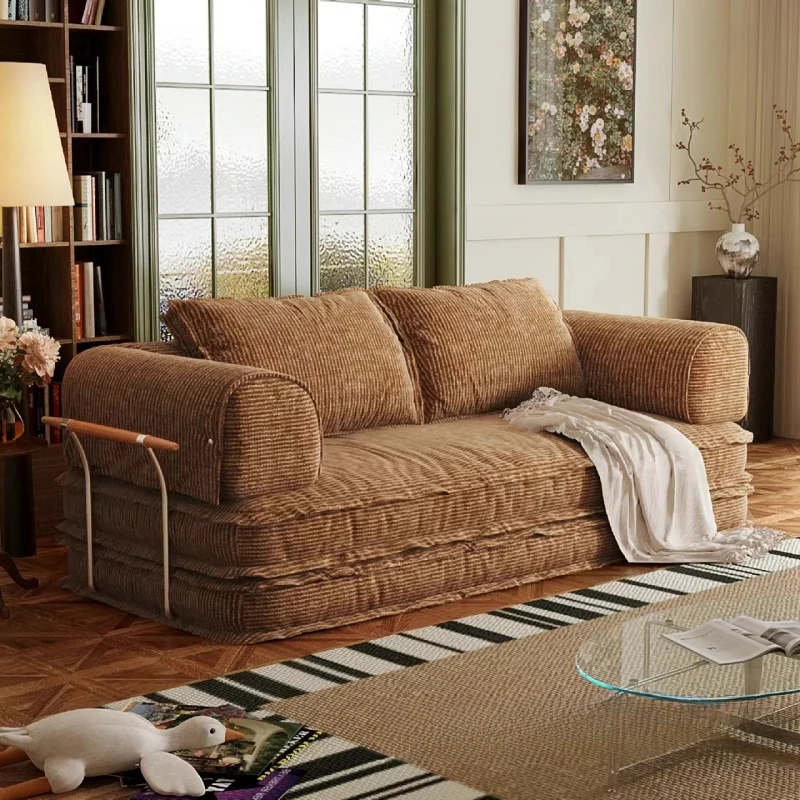 Brown Living Room Sofas Luxury European Velvet Floor Sleeper Double Puffs Sofa Bed Bedroom Foldable Divani Home Furniture
Brown Living Room Sofas Luxury European Velvet Floor Sleeper Double Puffs Sofa Bed Bedroom Foldable Divani Home Furniture