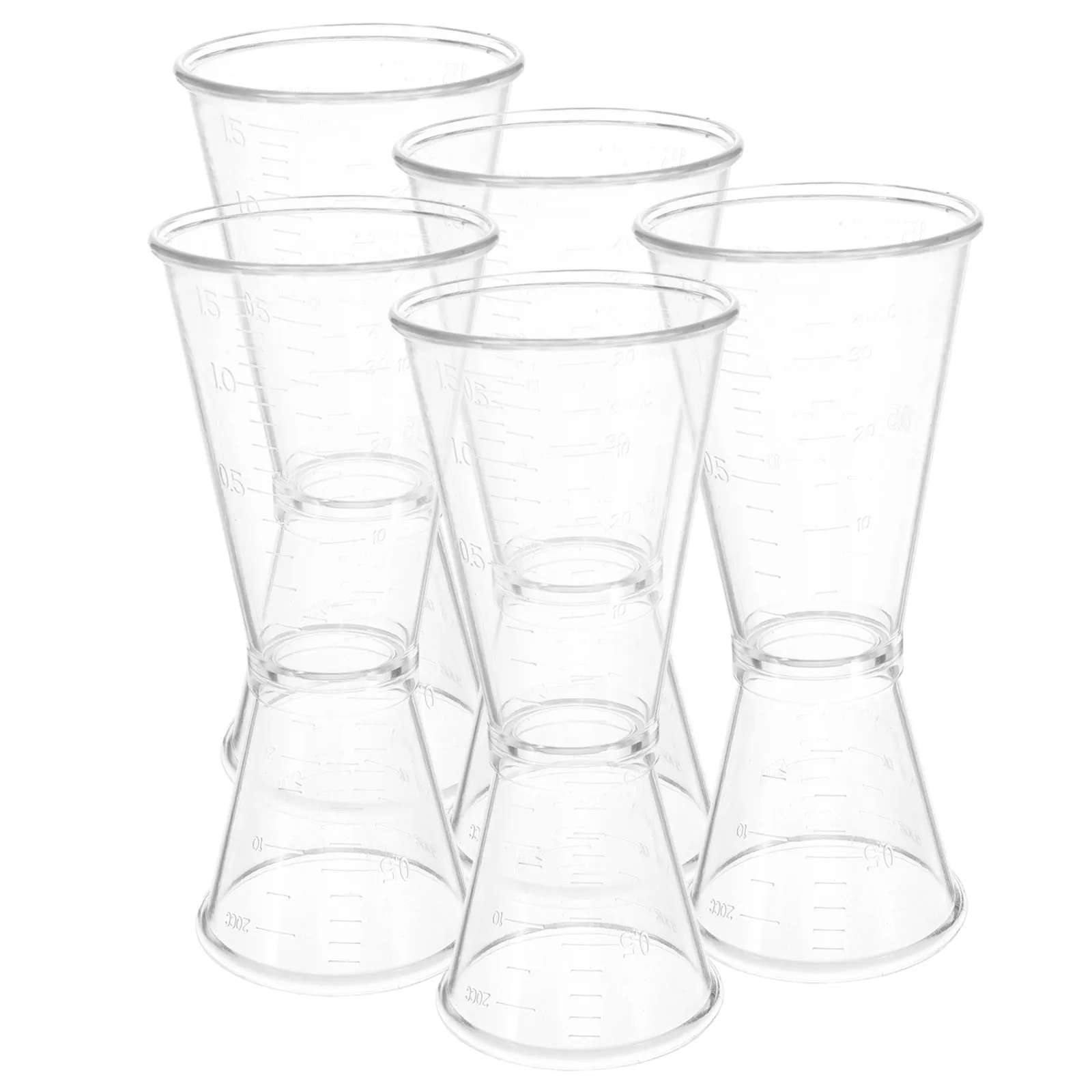 Bar Cocktail Jigger 5pcs Double Head Measuring Cup for Wine Ounce Measurement Bartender Tool Mixology Accessories 10-20ML
Bar Cocktail Jigger 5pcs Double Head Measuring Cup for Wine Ounce Measurement Bartender Tool Mixology Accessories 10-20ML