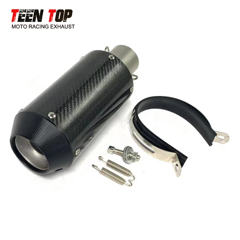Universal Carbon Fiber Motorcycle Exhaust Muffler For Yamaha R1 R6 XMAX300 Nmax155 NVX125 Escape Moto Silencer 260mm Silencieux
Universal Carbon Fiber Motorcycle Exhaust Muffler For Yamaha R1 R6 XMAX300 Nmax155 NVX125 Escape Moto Silencer 260mm Silencieux