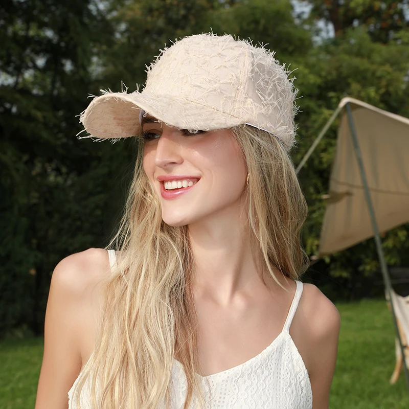 Simple trend style long hair breathable mesh baseball cap outdoor casual sunshade cap
Simple trend style long hair breathable mesh baseball cap outdoor casual sunshade cap