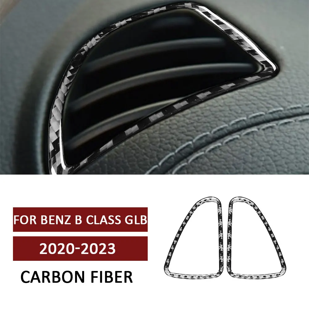 2pcs for Mercedes Benz B Class GLB 2020-2023 Car Dashboard Air Vent Outlet Frame Trim Sticker Carbon Fiber Auto Accessories
2pcs for Mercedes Benz B Class GLB 2020-2023 Car Dashboard Air Vent Outlet Frame Trim Sticker Carbon Fiber Auto Accessories