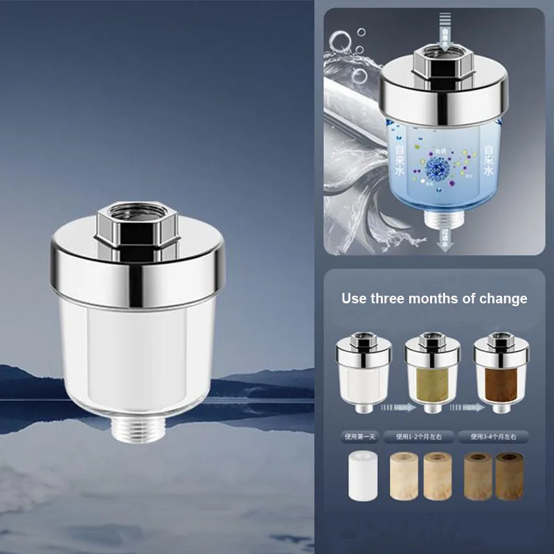 Shower Filter with PP Cotton Cartridge, 5 Micron Water Purifier for Removing Sediment, Rust and Heavy Metals, G1/2 Interface
Shower Filter with PP Cotton Cartridge, 5 Micron Water Purifier for Removing Sediment, Rust and Heavy Metals, G1/2 Interface