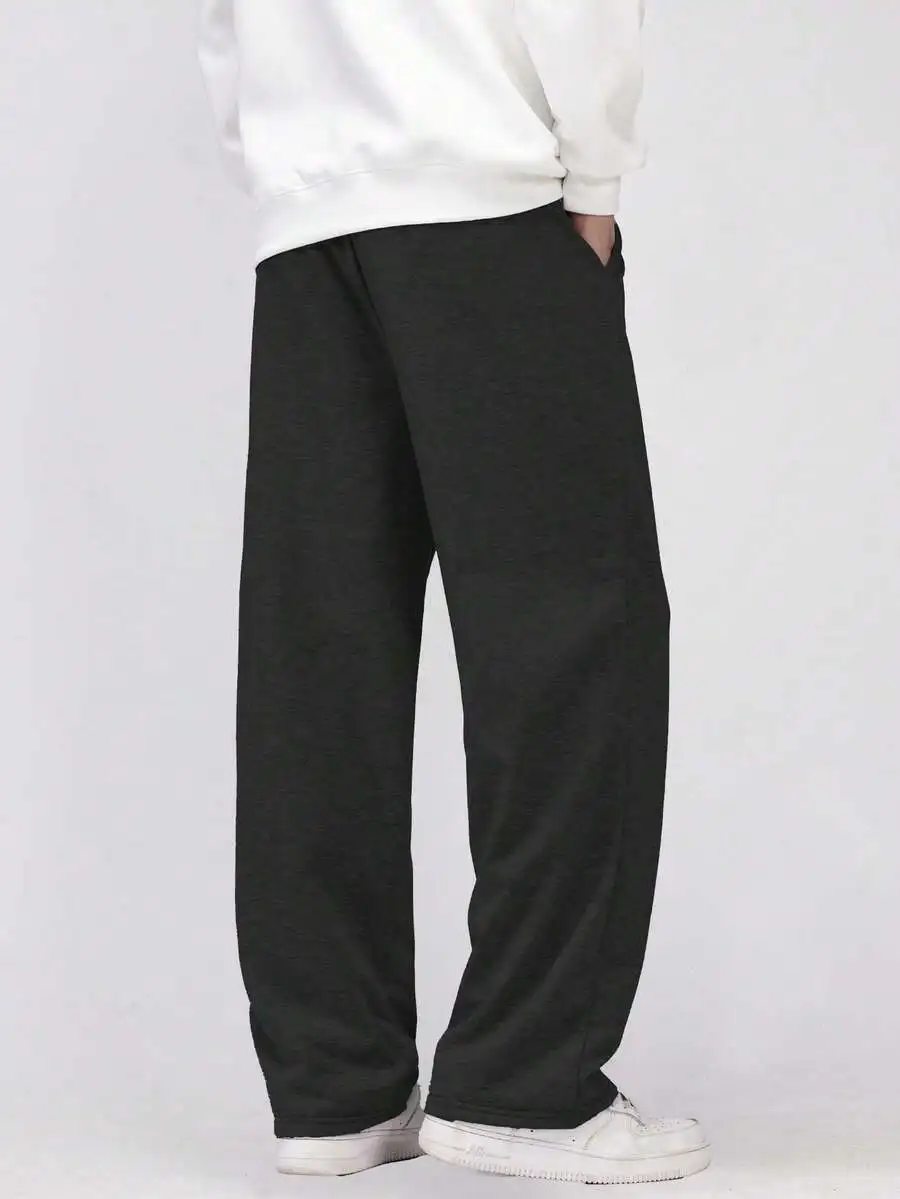 Mens Loose Straight Leg Sweatpants With Elastic Waist And Drawstring Casual Pants
Mens Loose Straight Leg Sweatpants With Elastic Waist And Drawstring Casual Pants