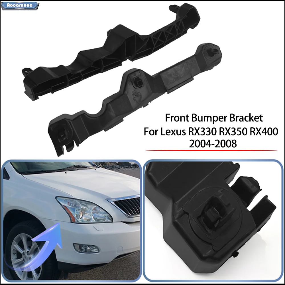 For Lexus RX330 RX350 RX400 2004-2008 OEM Front Bumper Mounting Brackets-Left & Right Set-High Quality