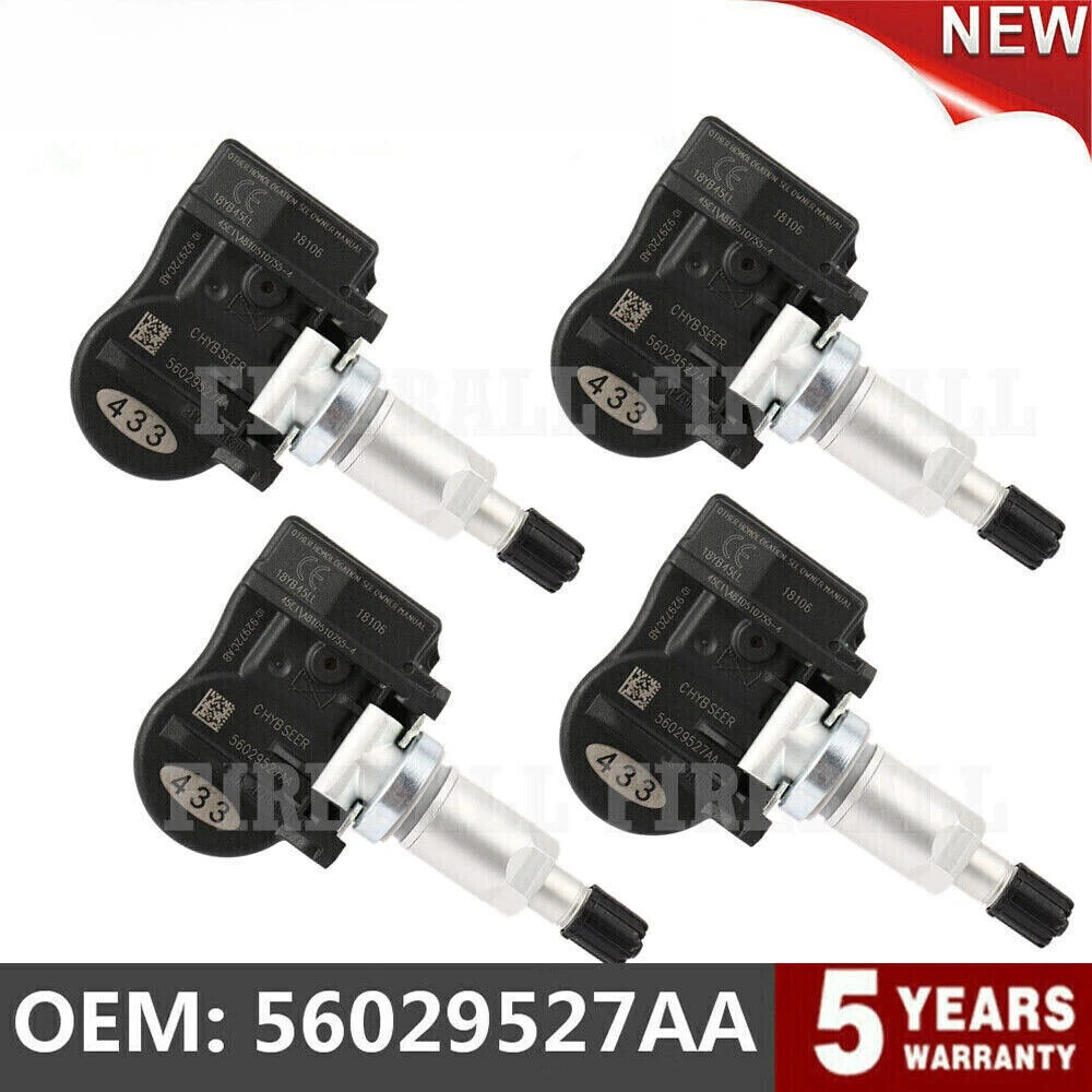 4Pcs 56029527AA Tire Pressure Sensor For 2008-2012 Chrysler Town & Country
4Pcs 56029527AA Tire Pressure Sensor For 2008-2012 Chrysler Town & Country