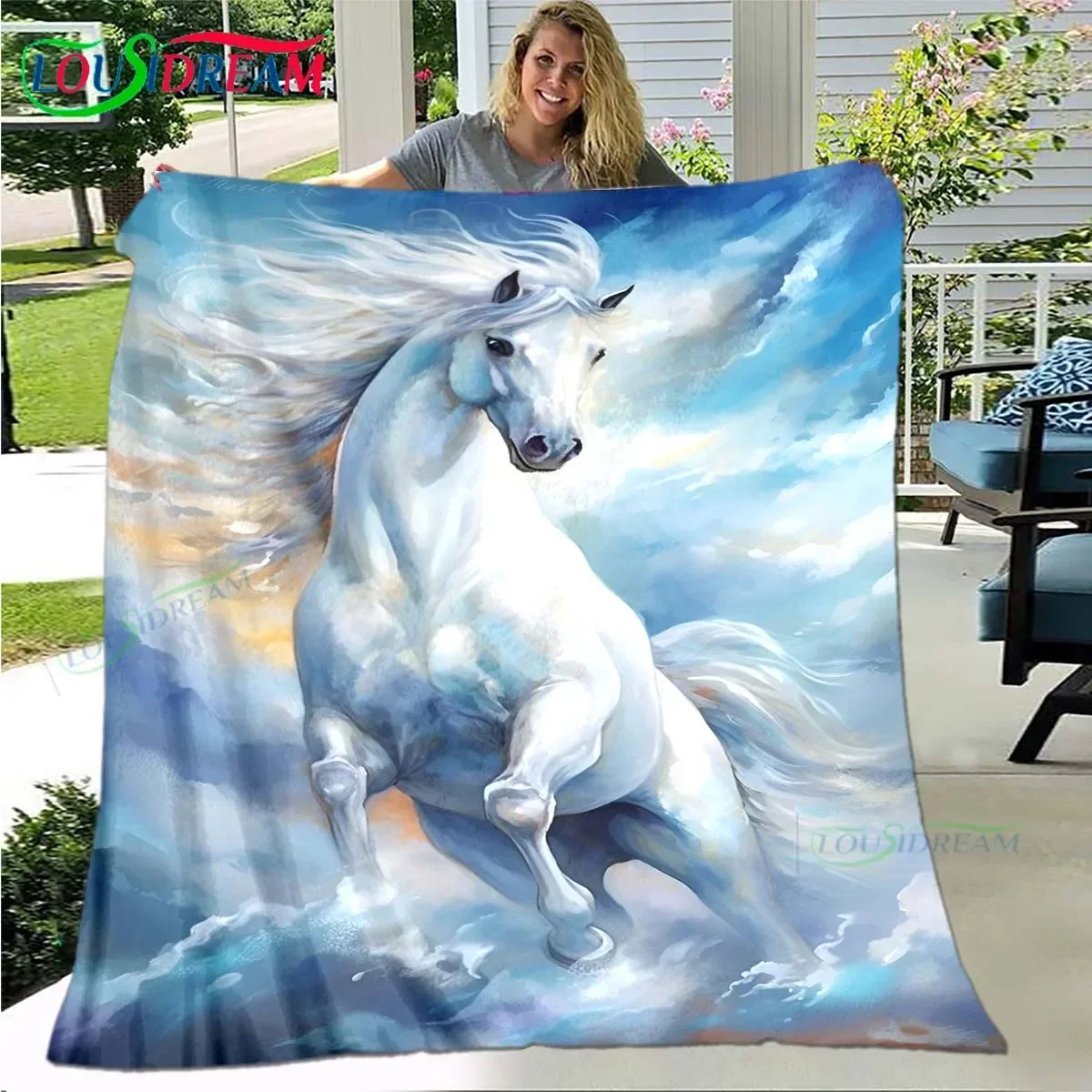 Strong Powerful Horse Painting Printing Blanket,Flannel Throw Blanket for Home Bedroom Bed Sofa Picnic Office Hiking Leisure Nap
Strong Powerful Horse Painting Printing Blanket,Flannel Throw Blanket for Home Bedroom Bed Sofa Picnic Office Hiking Leisure Nap