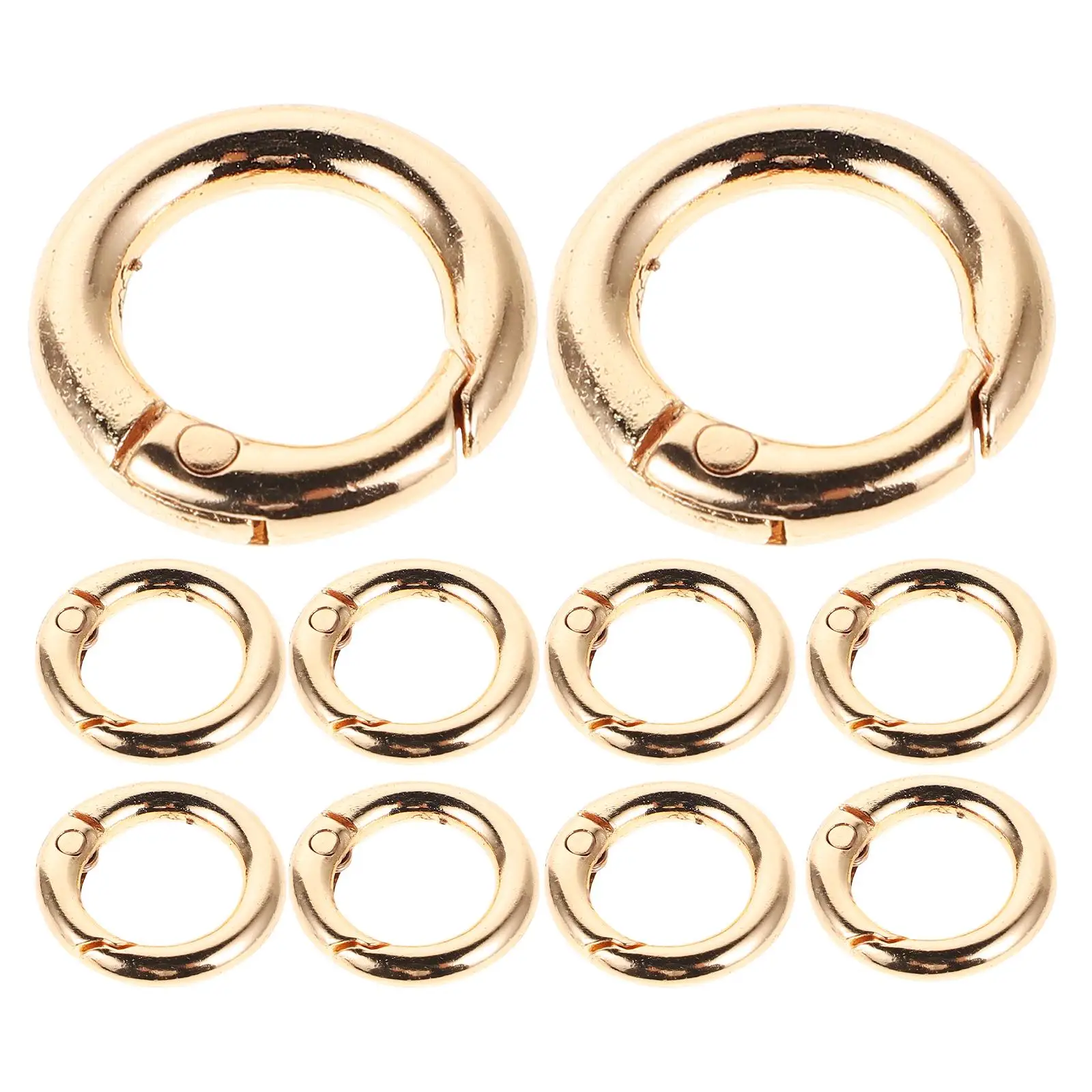 16 Pcs Keychain Accessories Spring Buckle Heavy Duty Carabiner Hooks Round Key Ring for Keys Handbags Phone Cases Mini Clip
16 Pcs Keychain Accessories Spring Buckle Heavy Duty Carabiner Hooks Round Key Ring for Keys Handbags Phone Cases Mini Clip