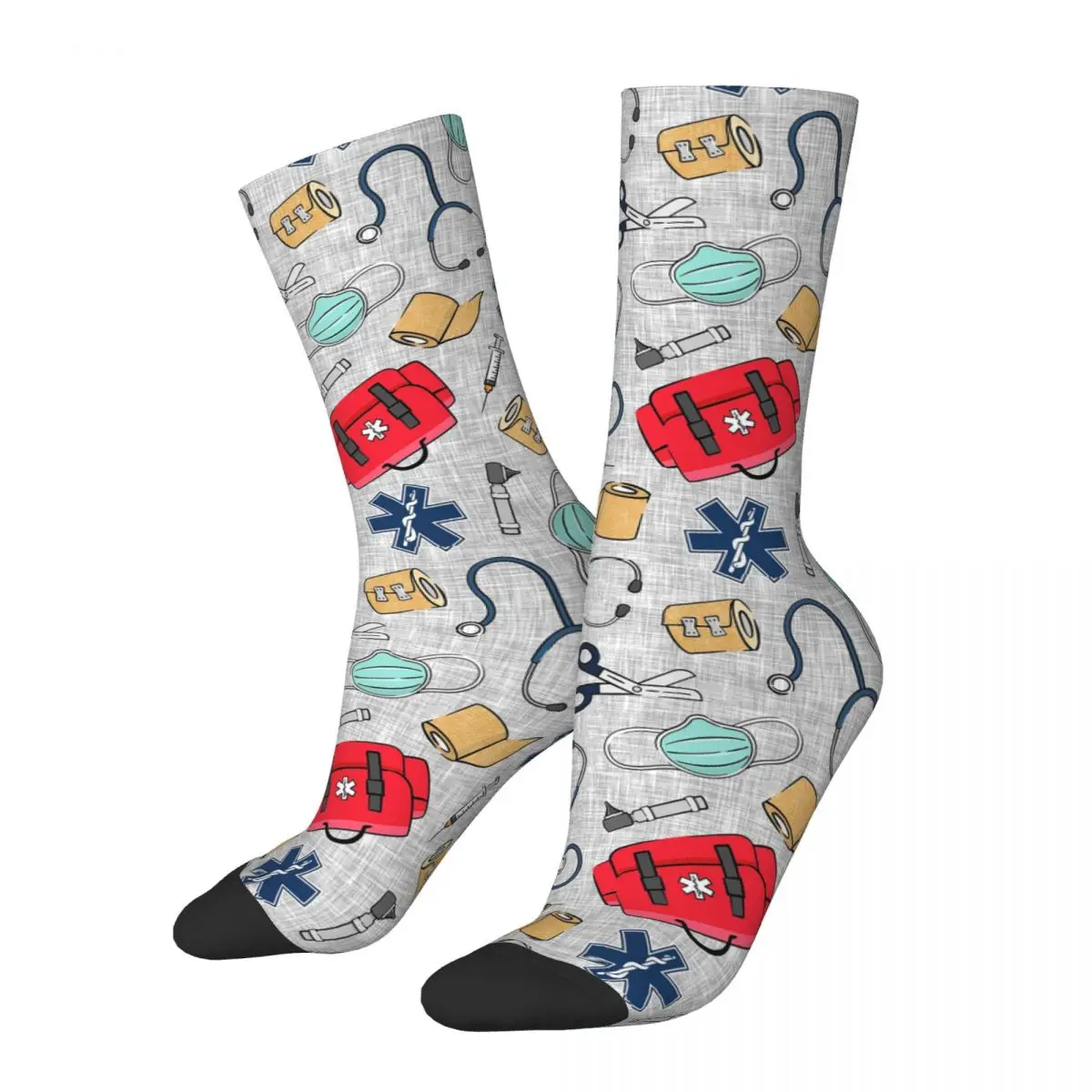 Medical Supplies - Light Gray Linen Socks Harajuku Stockings All Season Long Socks Accessories Man's Woman's Birthday Present
Medical Supplies - Light Gray Linen Socks Harajuku Stockings All Season Long Socks Accessories Man's Woman's Birthday Present