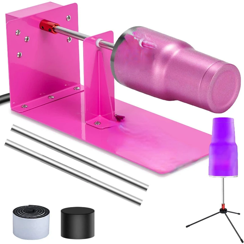 Cup Turner for Crafts Tumbler Tumbler Turner Machine for Glitter Epoxy Tumbler Cups DIY Craft with Silent Motor
Cup Turner for Crafts Tumbler Tumbler Turner Machine for Glitter Epoxy Tumbler Cups DIY Craft with Silent Motor