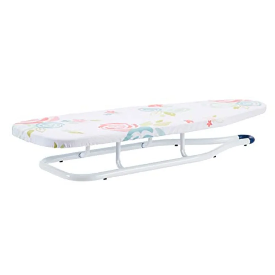 Foldable Space Saving Ironing Board Tabletop with Non-Slip Feet, 77x29 cm, White, Floral
Foldable Space Saving Ironing Board Tabletop with Non-Slip Feet, 77x29 cm, White, Floral