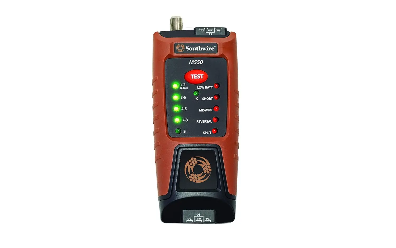 Professional Data & Coax Cable Tester - Detects Opens, Shorts, Miswires & Split Pairs for Shielded/Unshielded Cables
Professional Data & Coax Cable Tester - Detects Opens, Shorts, Miswires & Split Pairs for Shielded/Unshielded Cables