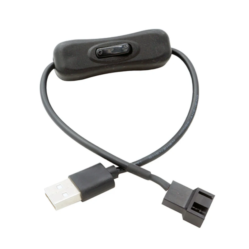 USB to 4-Pin PWM 5V USB Sleeved Fan Power Adapter Connector Cable with ON Off Switch
USB to 4-Pin PWM 5V USB Sleeved Fan Power Adapter Connector Cable with ON Off Switch