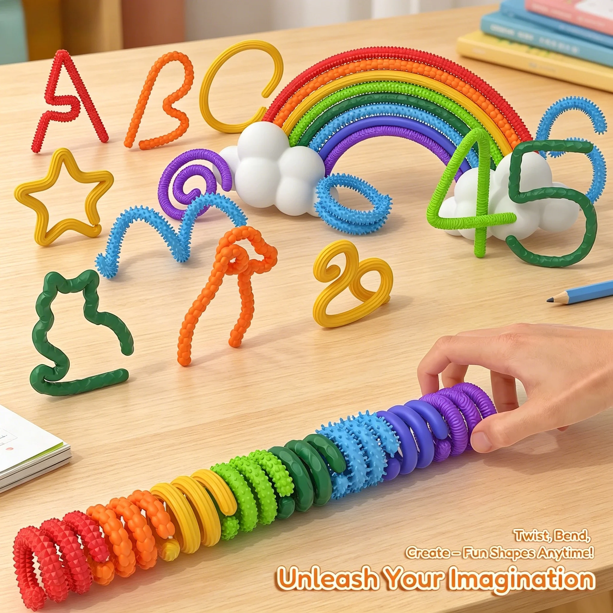 New 8pcs EDC Fidget Sensory Sticks & Worry Balls Set Calming Stress Anxiety Relief Cute Sensory Fidget Toy for Kids Adults
New 8pcs EDC Fidget Sensory Sticks & Worry Balls Set Calming Stress Anxiety Relief Cute Sensory Fidget Toy for Kids Adults