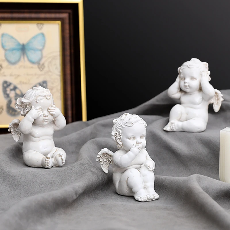 Cupid Angel Home Decor Resin Craft Three No Pose See No Hear No Speak No Creative Figurine for Living Room Bedroom Tabletop
Cupid Angel Home Decor Resin Craft Three No Pose See No Hear No Speak No Creative Figurine for Living Room Bedroom Tabletop