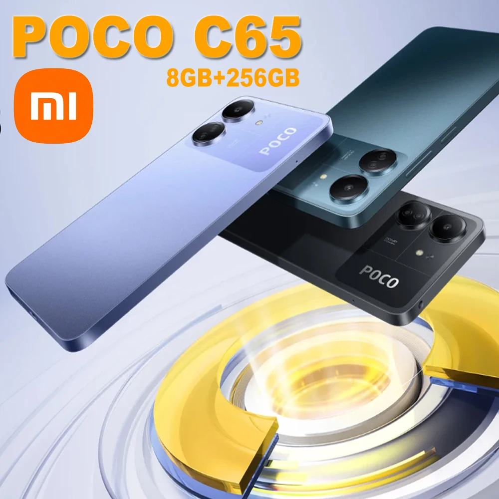 POCO C65 fashion smartphone 8+256gb ram and storage/5000mah battery capacity/side fingerprint/facial recognition
POCO C65 fashion smartphone 8+256gb ram and storage/5000mah battery capacity/side fingerprint/facial recognition