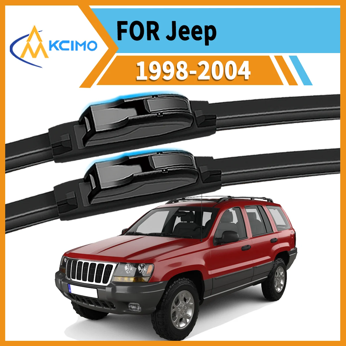 Smooth Quiet Effective 2-Pack Wiper Blades For Jeep Grand Cherokee 1998-2004 All-Season Use Enhanced Visibility & Driving Safety
Smooth Quiet Effective 2-Pack Wiper Blades For Jeep Grand Cherokee 1998-2004 All-Season Use Enhanced Visibility & Driving Safety