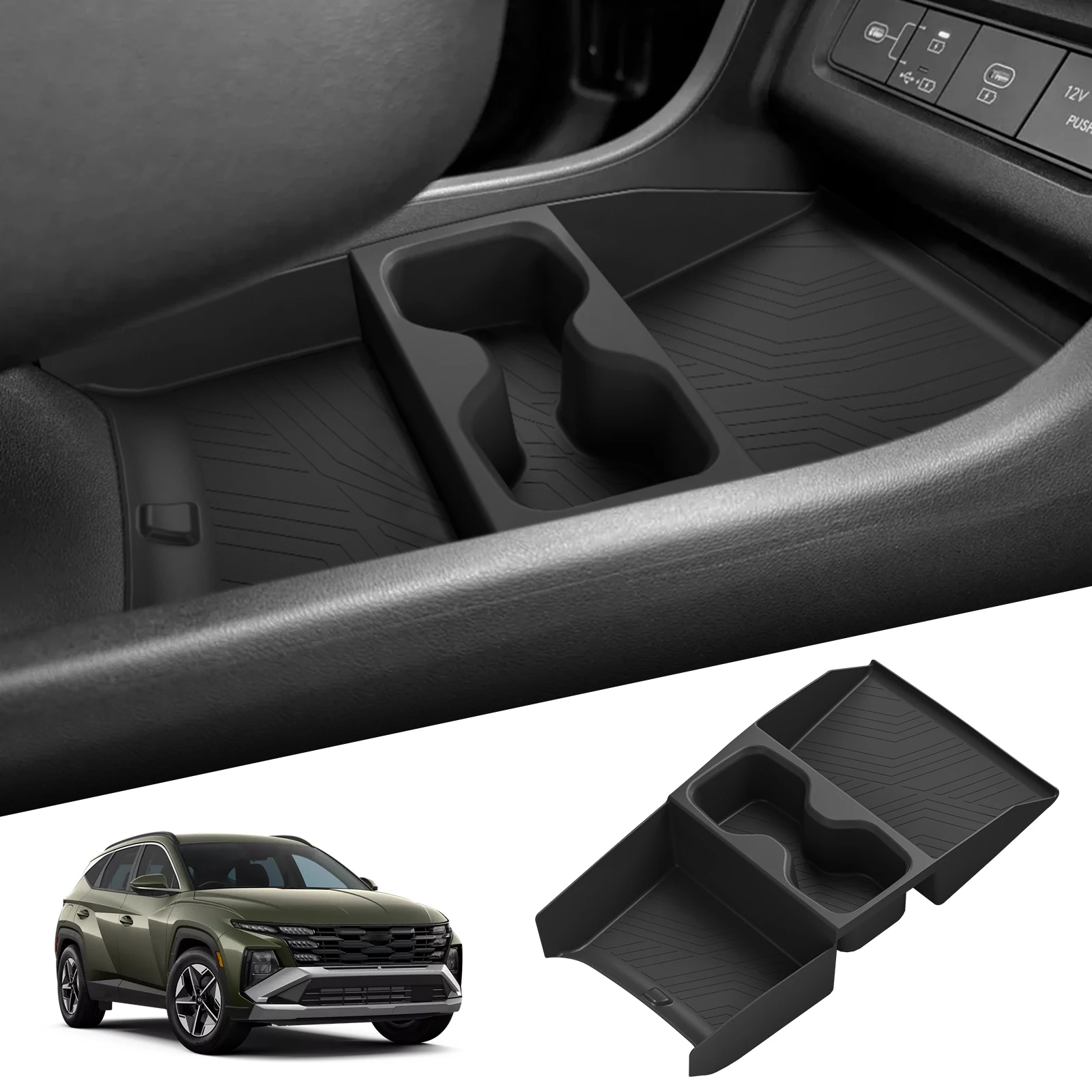 LUCKEASY for Hyundai Tucson 2025 Only for Electronic Transmission Center Console Lower Storage Box Organizer Tray Black
LUCKEASY for Hyundai Tucson 2025 Only for Electronic Transmission Center Console Lower Storage Box Organizer Tray Black