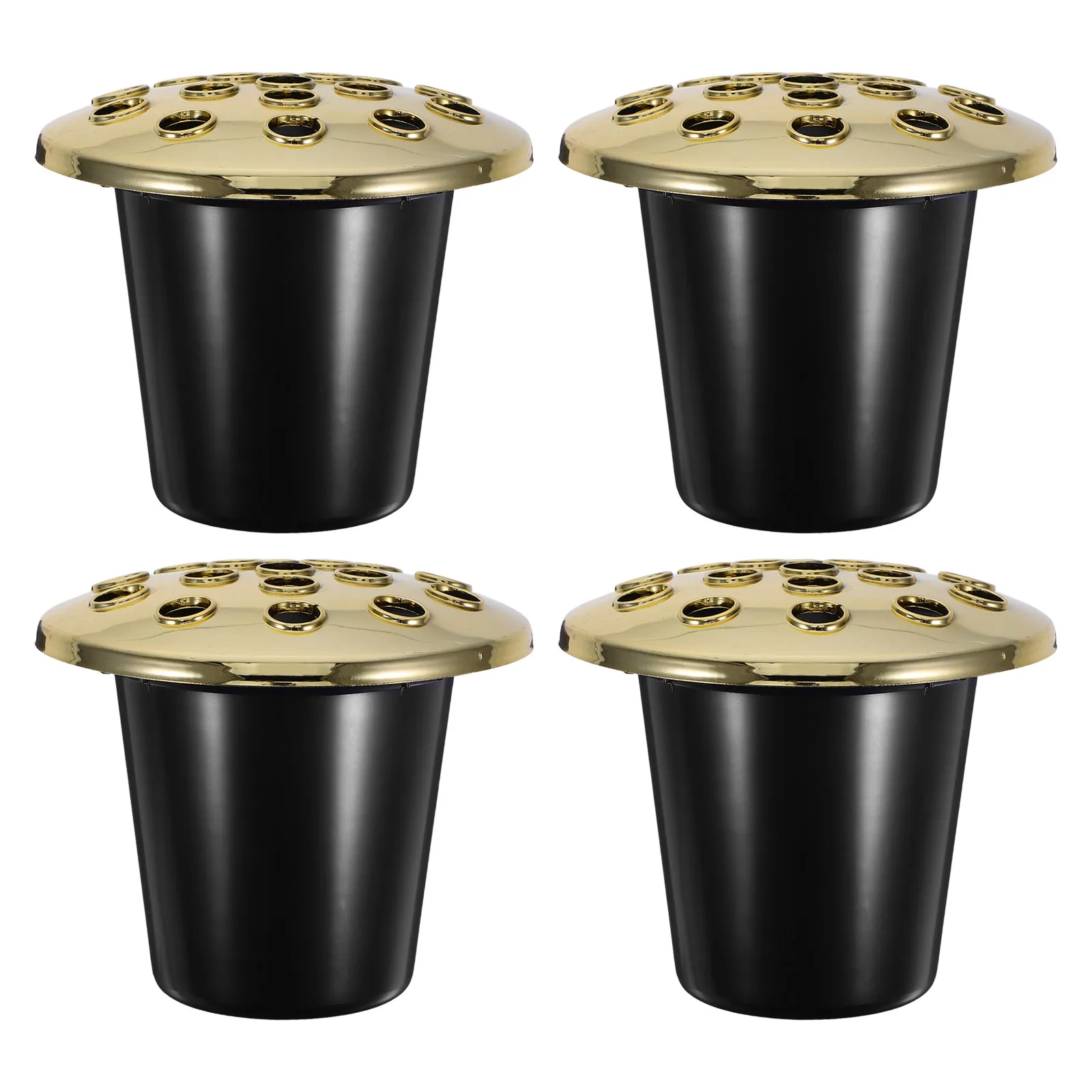 4 Pcs Cemetery Flower Pot for Graves Vase Artificial Floral Arrangement Durable Plastic Multi Hole Design Lightweight Grave 
4 Pcs Cemetery Flower Pot for Graves Vase Artificial Floral Arrangement Durable Plastic Multi Hole Design Lightweight Grave