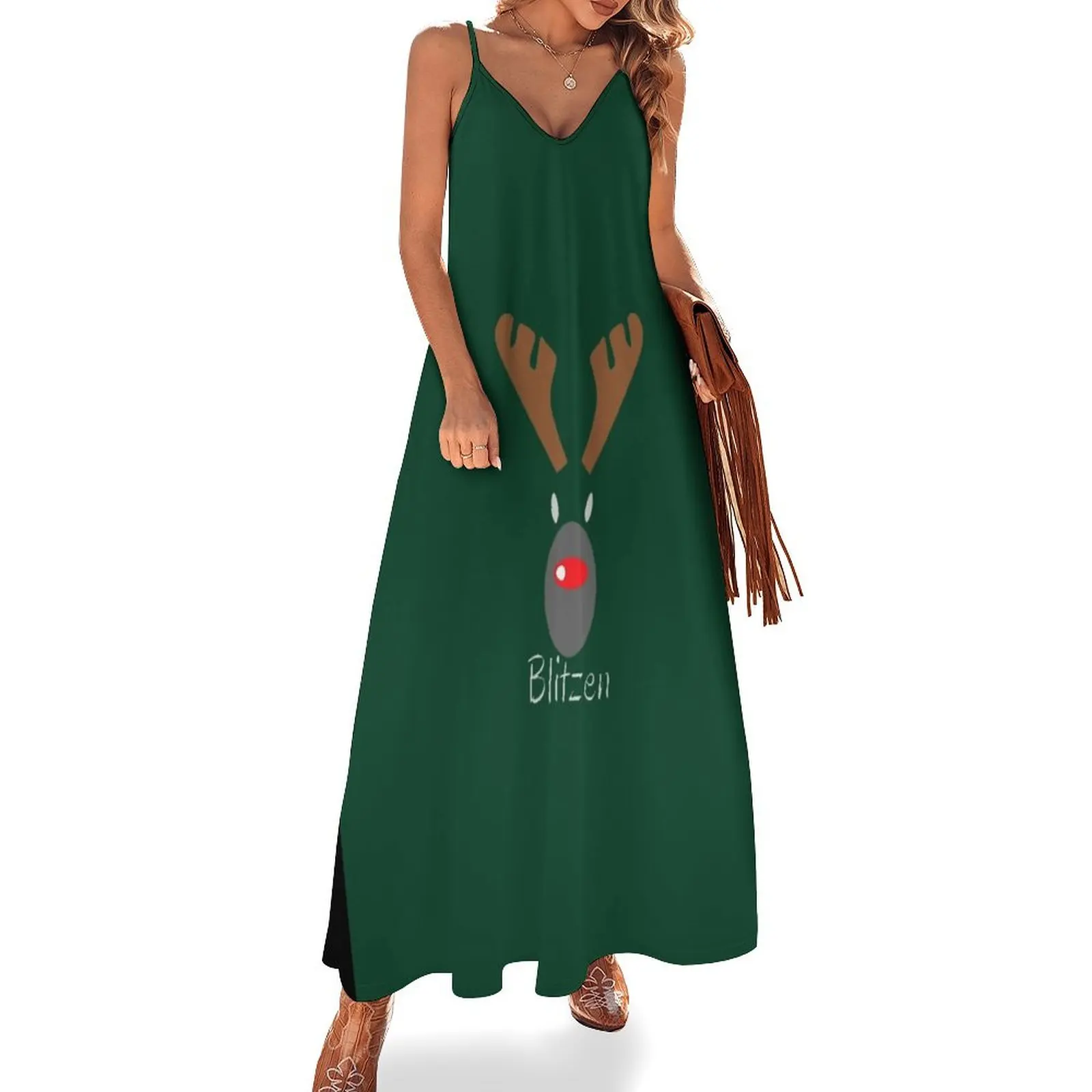 Merry Christmas Reindeer Santa BLITZEN For Family Gift Sleeveless Dress cocktail dresses women party dresses Dress
Merry Christmas Reindeer Santa BLITZEN For Family Gift Sleeveless Dress cocktail dresses women party dresses Dress