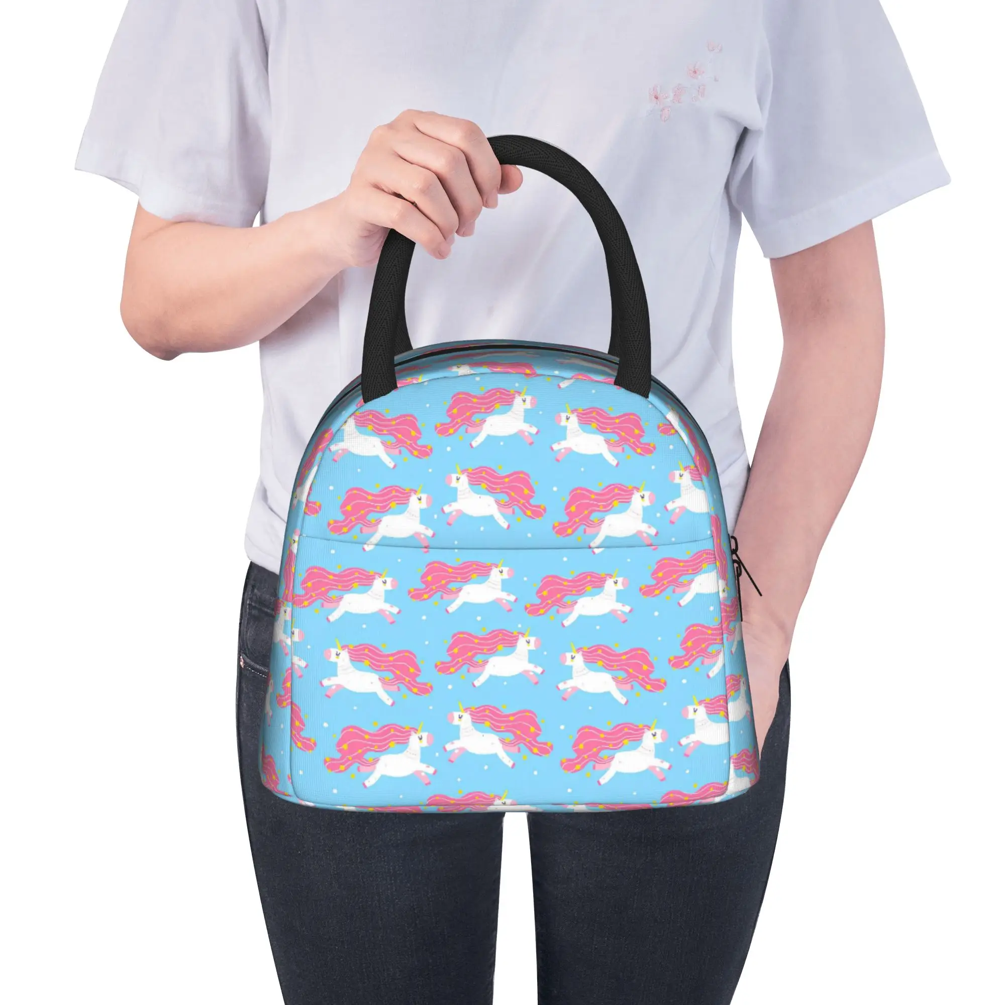 Horse Print Lunch Bag Casual Lunch Box School Portable Insulated Tote Food Bags For Adult Oxford Designer Cooler Bag
Horse Print Lunch Bag Casual Lunch Box School Portable Insulated Tote Food Bags For Adult Oxford Designer Cooler Bag
