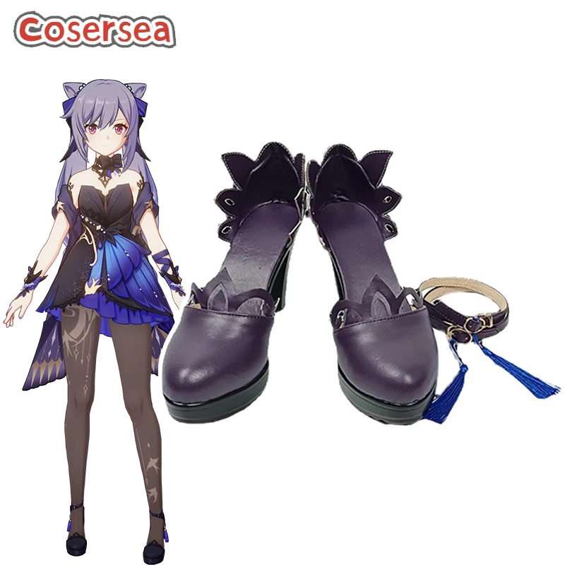 Косплей-туфли Cosersea Game Genshin Impact Роскошные Великолепные женские или мужские туфли на высоком каблуке для Хэллоуина фиолетового цвета
Косплей-туфли Cosersea Game Genshin Impact Роскошные Великолепные женские или мужские туфли на высоком каблуке для Хэллоуина фиолетового цвета