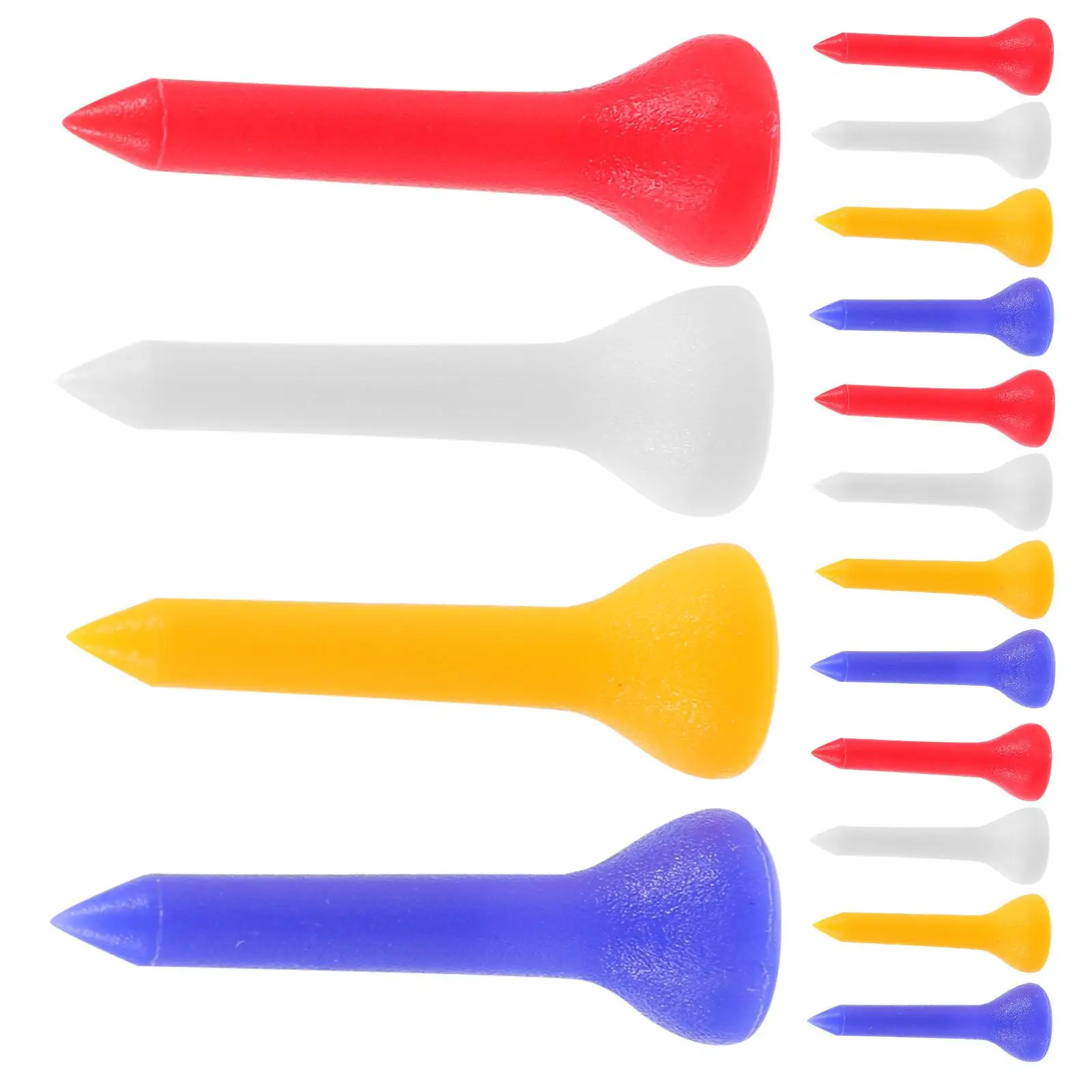 100 Pcs Golf Tees Bulk Extra Long Durable Plastic Assorted Sizes Colored Lightweight Firm Structure Perfect for Fields Golf
100 Pcs Golf Tees Bulk Extra Long Durable Plastic Assorted Sizes Colored Lightweight Firm Structure Perfect for Fields Golf