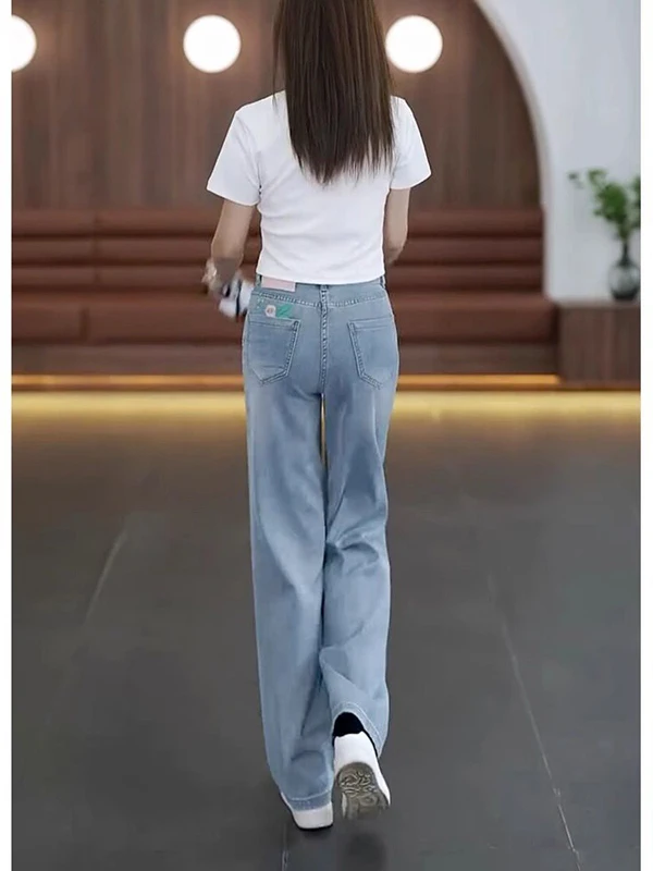 Slim Straight Leg Jeans Women's Summer New Thin Small Size High Waist Slimming Wide Leg Pants Commute Style High Waist Jeans
Slim Straight Leg Jeans Women's Summer New Thin Small Size High Waist Slimming Wide Leg Pants Commute Style High Waist Jeans