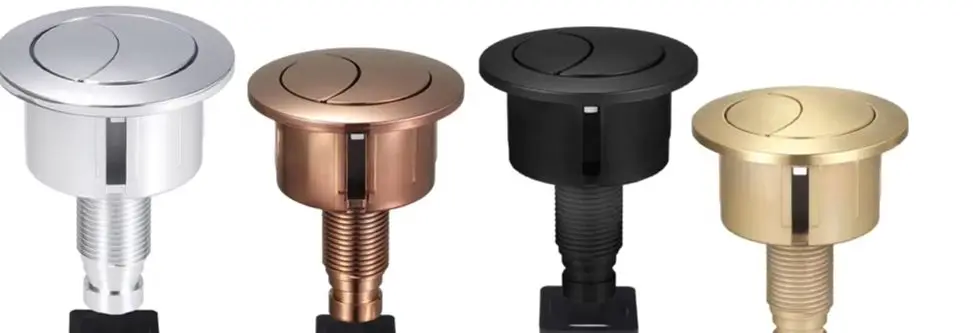 Chrome-plated Gold Dual-flush Toilet Button Kit Is Compatible With Both 20mm 40mm Tank Seat Holes And Fits Various Toilet Models
Chrome-plated Gold Dual-flush Toilet Button Kit Is Compatible With Both 20mm 40mm Tank Seat Holes And Fits Various Toilet Models
