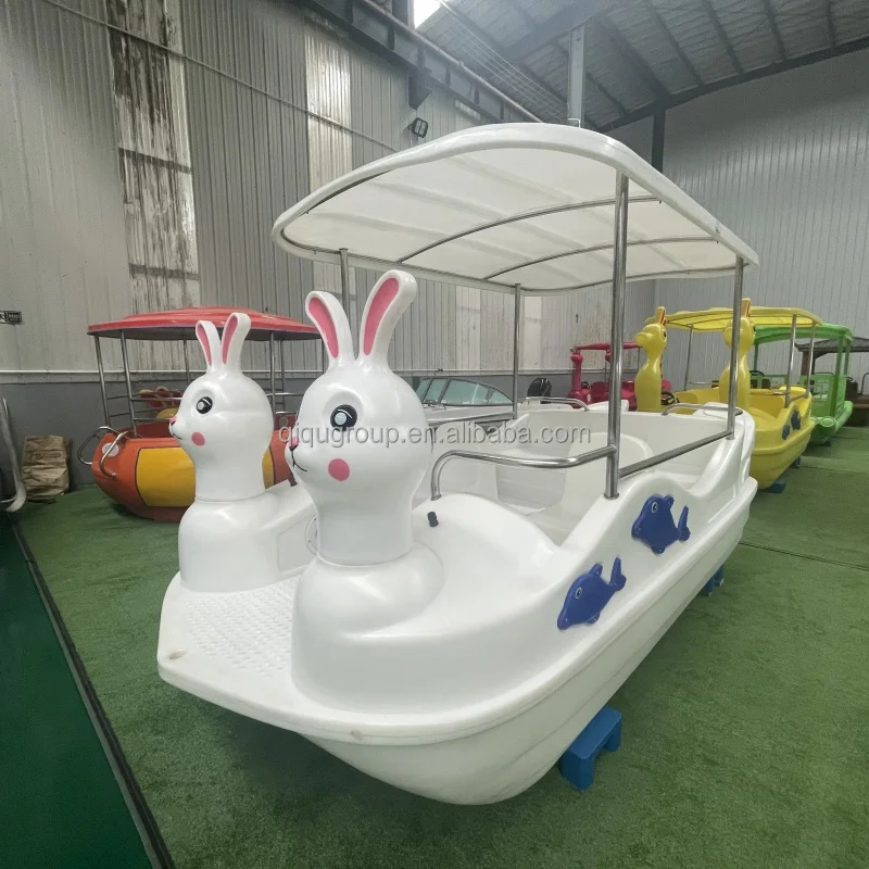 Amusement Park Rabbit Design 5 People Electric Water Pedal Boat for Sale
Amusement Park Rabbit Design 5 People Electric Water Pedal Boat for Sale