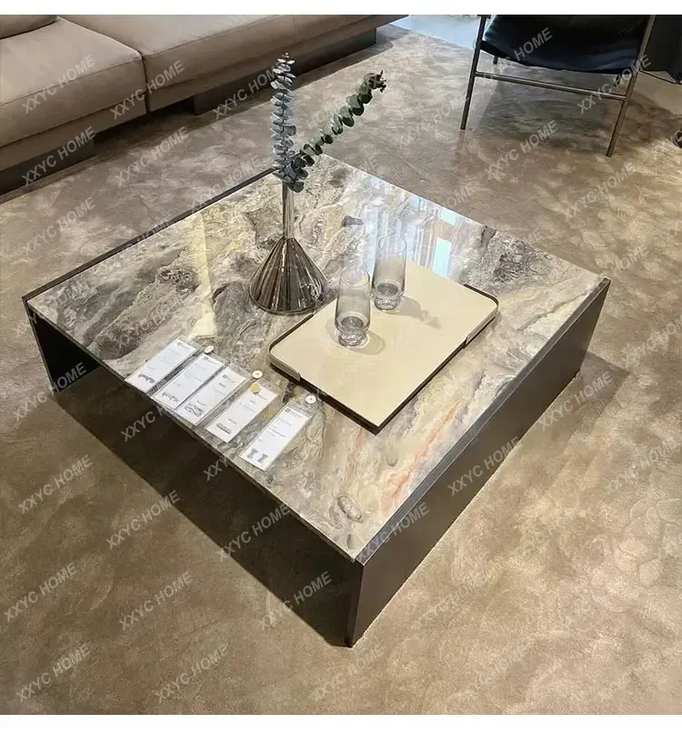 Light Luxury Post-modern Natural Marble Coffee Table Living Room Home Minimalist Model Room Square Tea Table
Light Luxury Post-modern Natural Marble Coffee Table Living Room Home Minimalist Model Room Square Tea Table