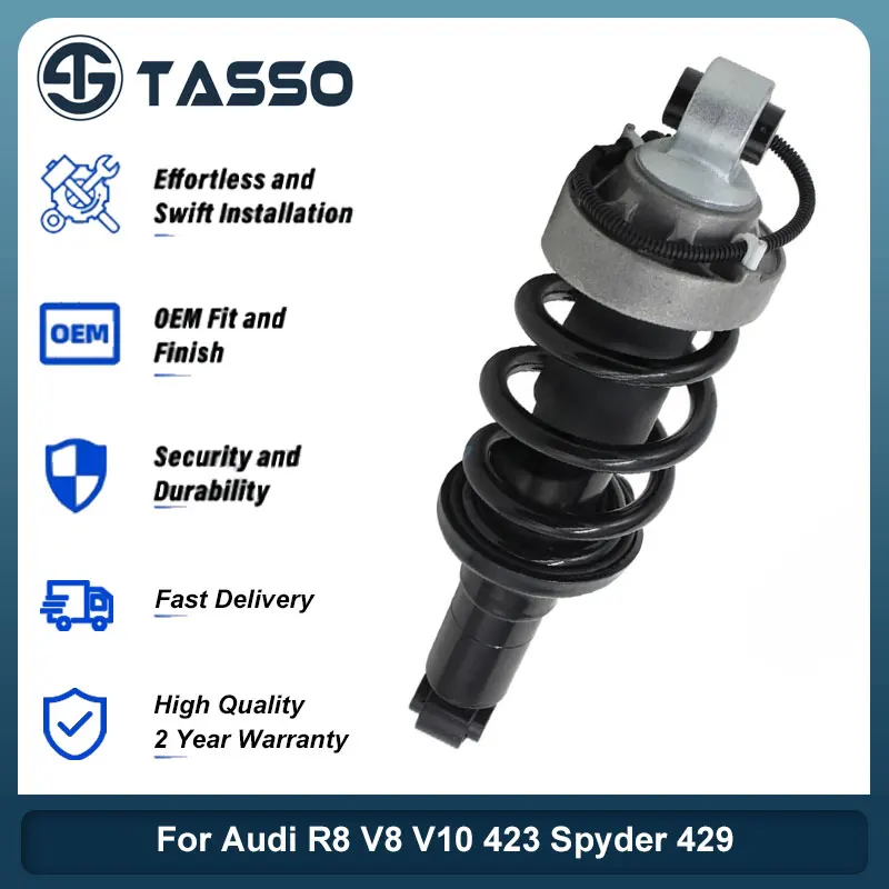 4 шт., передние + задние пневматические подвески для Audi R8 V8 V10 2007-2015 423 Spyder 429 с ADS 420512019AG 420512019AJ
4 шт., передние + задние пневматические подвески для Audi R8 V8 V10 2007-2015 423 Spyder 429 с ADS 420512019AG 420512019AJ