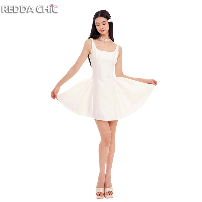 REDDACHiC Summer Tank Dress with Choker White Floral Lace Stitch Square Neck Silhouette Mini Dress Wedding Bridal Women Clothing
REDDACHiC Summer Tank Dress with Choker White Floral Lace Stitch Square Neck Silhouette Mini Dress Wedding Bridal Women Clothing