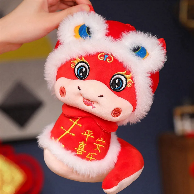 BEDW-Lion Snake 2025 Cute Chinese New Year Mascot Spring Festival Snake Stuffed 2025 Cute New
BEDW-Lion Snake 2025 Cute Chinese New Year Mascot Spring Festival Snake Stuffed 2025 Cute New
