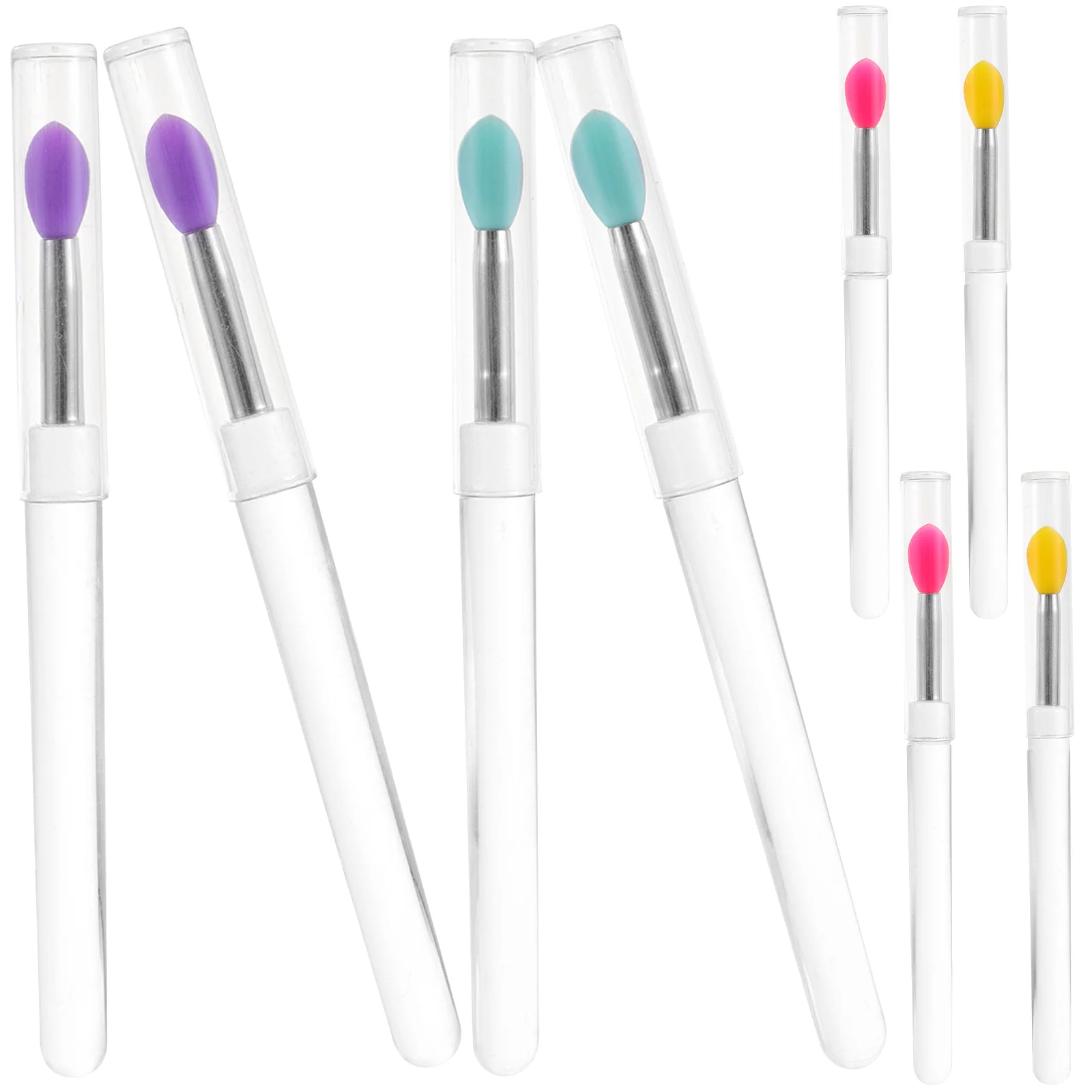8pcs Lip Brushes Washable Reusable Silicone Applicators Balm Plastic Travel Makeup Tools Eyeshadow Brushes Accessories
8pcs Lip Brushes Washable Reusable Silicone Applicators Balm Plastic Travel Makeup Tools Eyeshadow Brushes Accessories