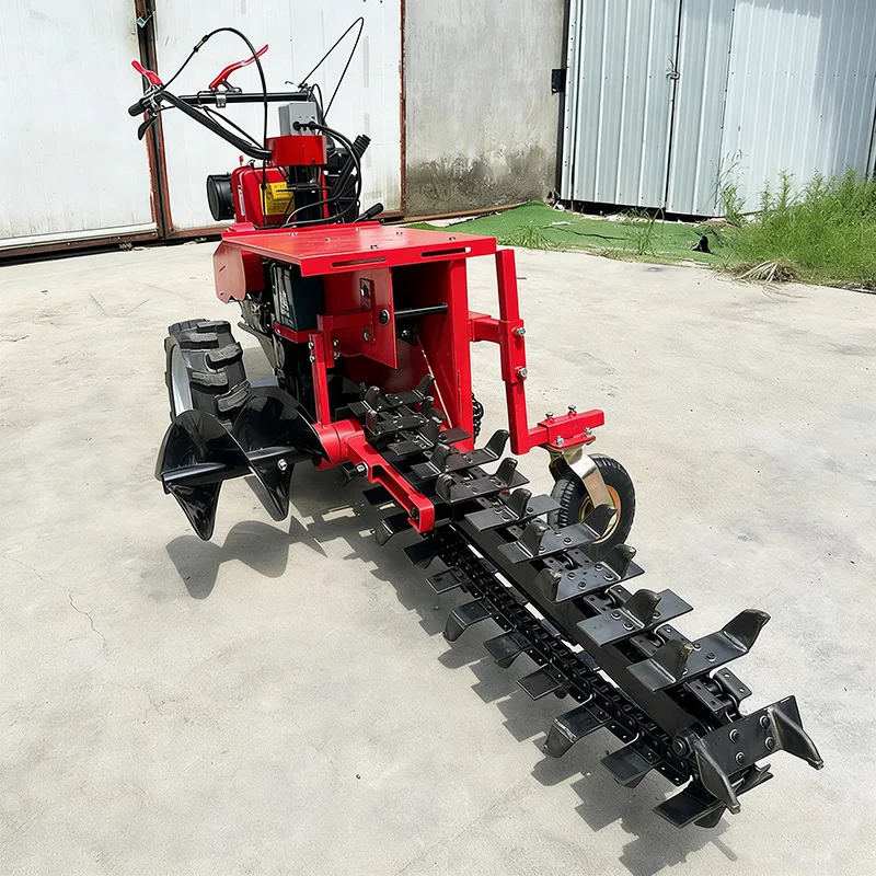 8.5KW Mini Chain Trencher Walk-Behind EPA EU5 Approved Ditching Machine Max Depth 1200mm
8.5KW Mini Chain Trencher Walk-Behind EPA EU5 Approved Ditching Machine Max Depth 1200mm