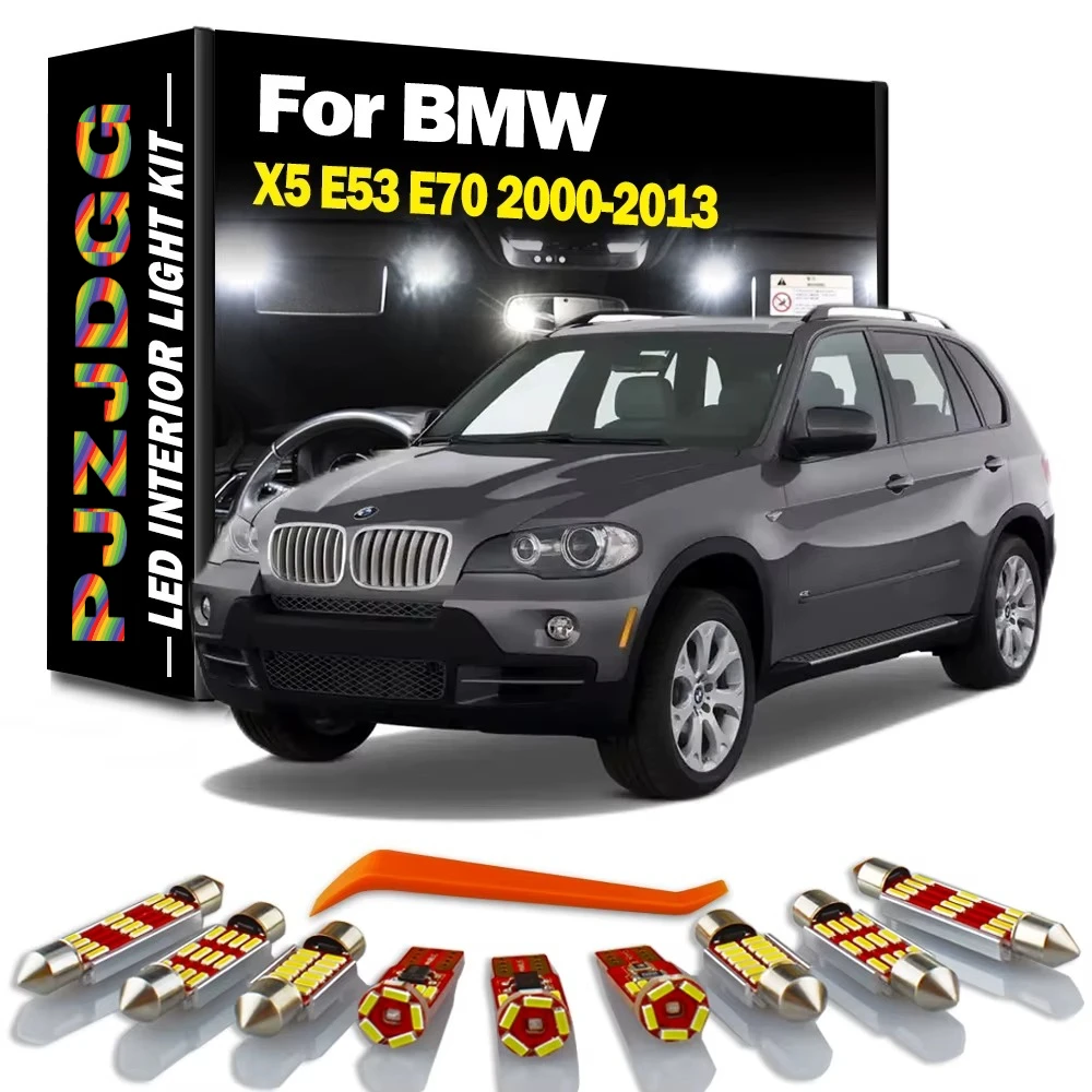 For BMW X5 E53 E70 2000-2009 2010 2011 2012 2013 LED Interior Dome Map Trunk Indoor Sun Visor Light Kit
For BMW X5 E53 E70 2000-2009 2010 2011 2012 2013 LED Interior Dome Map Trunk Indoor Sun Visor Light Kit