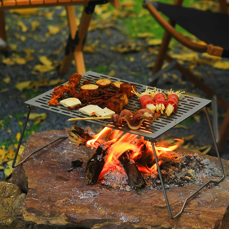 Portable Foldable Outdoor Camping Grill Plate Pure Titanium Square Barbecue Tools for Camping Accessories
Portable Foldable Outdoor Camping Grill Plate Pure Titanium Square Barbecue Tools for Camping Accessories