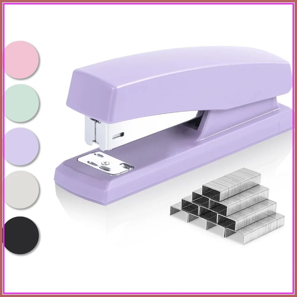 Desktop Stapler with 640 Staples, 25-Sheet Capacity, Purple
Desktop Stapler with 640 Staples, 25-Sheet Capacity, Purple