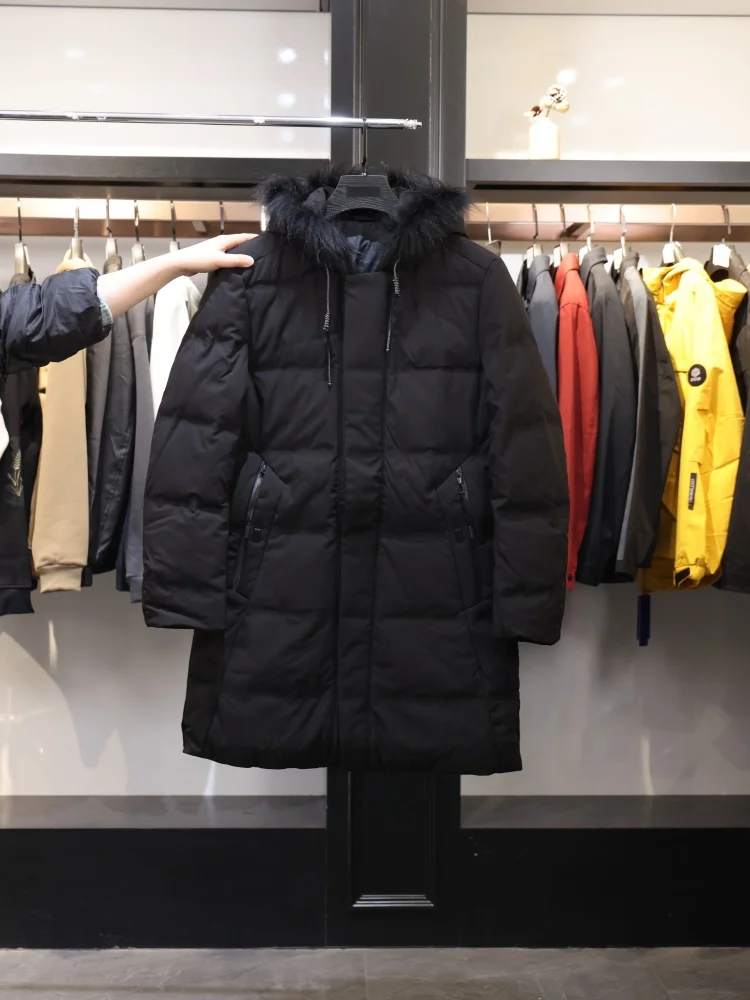 Fashionable Winter Duck down Jacket with Fur Collar Comfortable Inner Hat Hooded Mid-Length down Jacket for Men
Fashionable Winter Duck down Jacket with Fur Collar Comfortable Inner Hat Hooded Mid-Length down Jacket for Men