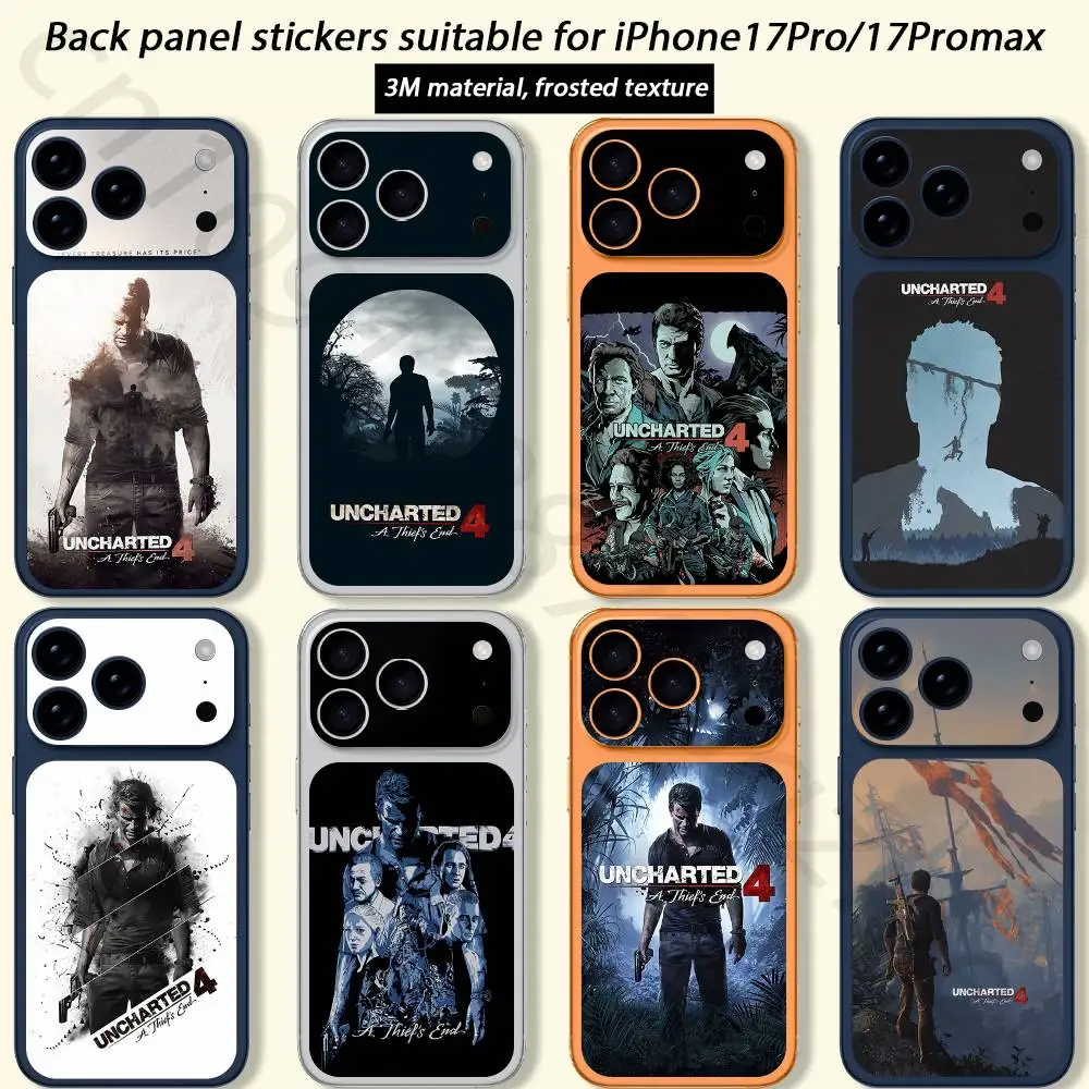 U-Uncharted 4 A Thief End TICKET Decal Skin Wrap for iPhone 17 Pro or Pro max Protective Film for Back, Frame, Camera
U-Uncharted 4 A Thief End TICKET Decal Skin Wrap for iPhone 17 Pro or Pro max Protective Film for Back, Frame, Camera