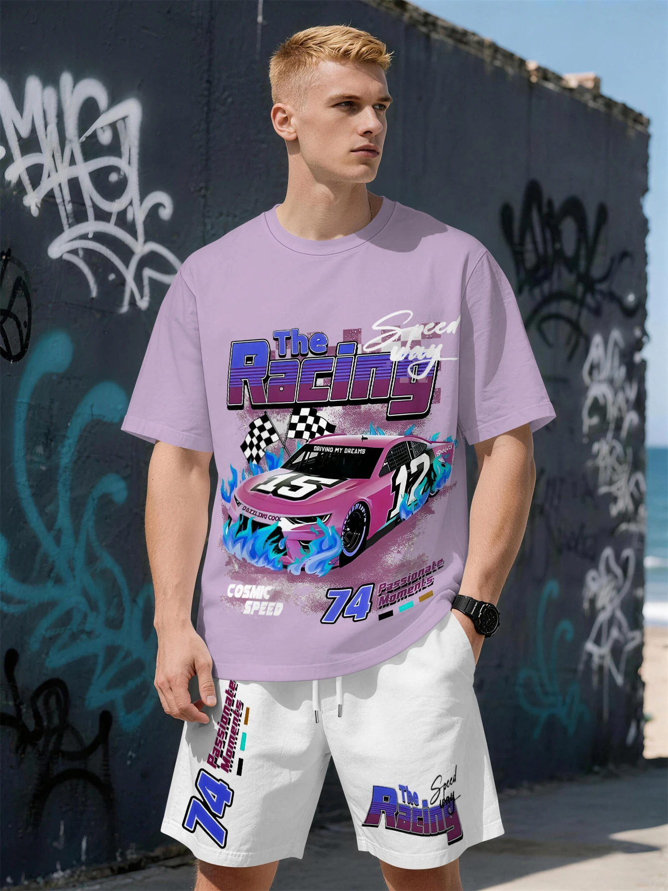 2026 Summer New Men's Short-Sleeved Set - 3D Trendy Brand Letter Print - Fashion Street Style - Comfortable Lightweight Soft
2026 Summer New Men's Short-Sleeved Set - 3D Trendy Brand Letter Print - Fashion Street Style - Comfortable Lightweight Soft