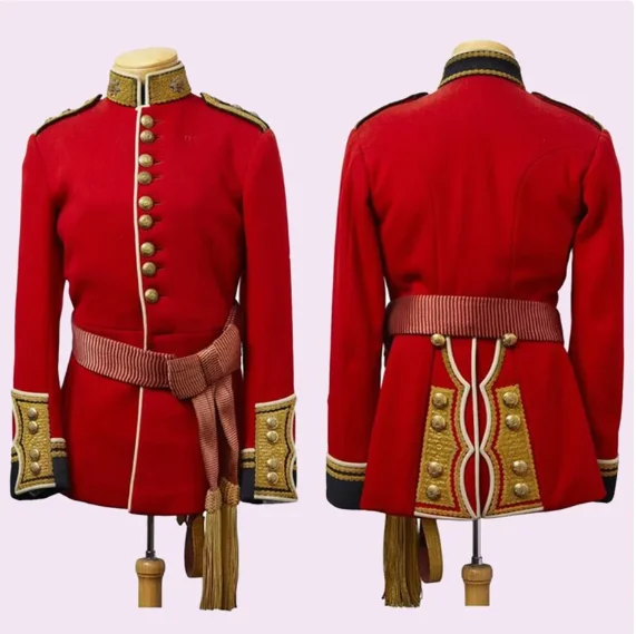 New Men's Coldstream Guards Lieutenant's Parade Tunic Jacket With Belt Set Men's Queen's Guards Costume Red Military Jacket
New Men's Coldstream Guards Lieutenant's Parade Tunic Jacket With Belt Set Men's Queen's Guards Costume Red Military Jacket