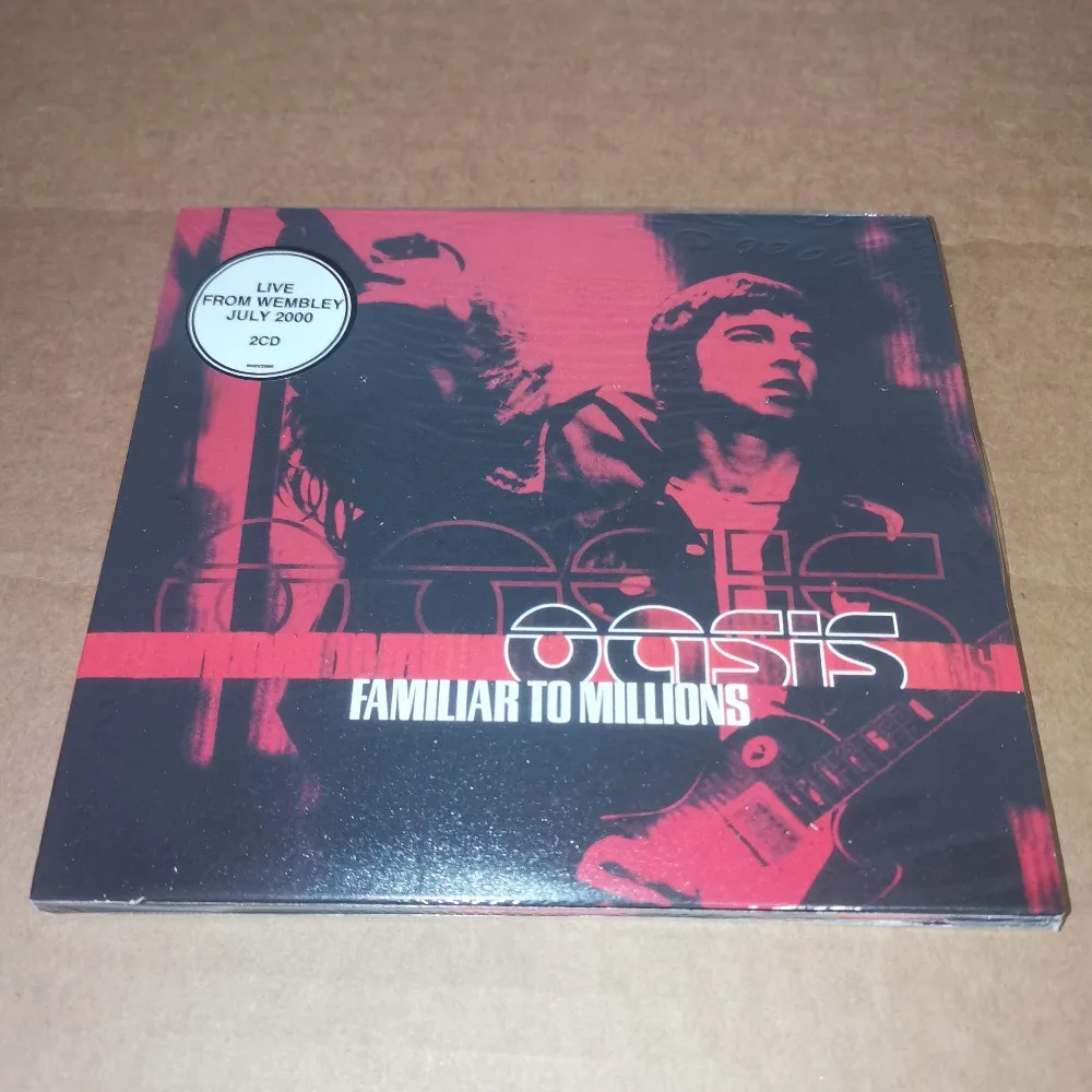 Oasis Familiar To Millions 2CD Classic Britpop Rock Album Live Recording For Car Play Home Audio Fans Collection Gift In Stock
Oasis Familiar To Millions 2CD Classic Britpop Rock Album Live Recording For Car Play Home Audio Fans Collection Gift In Stock