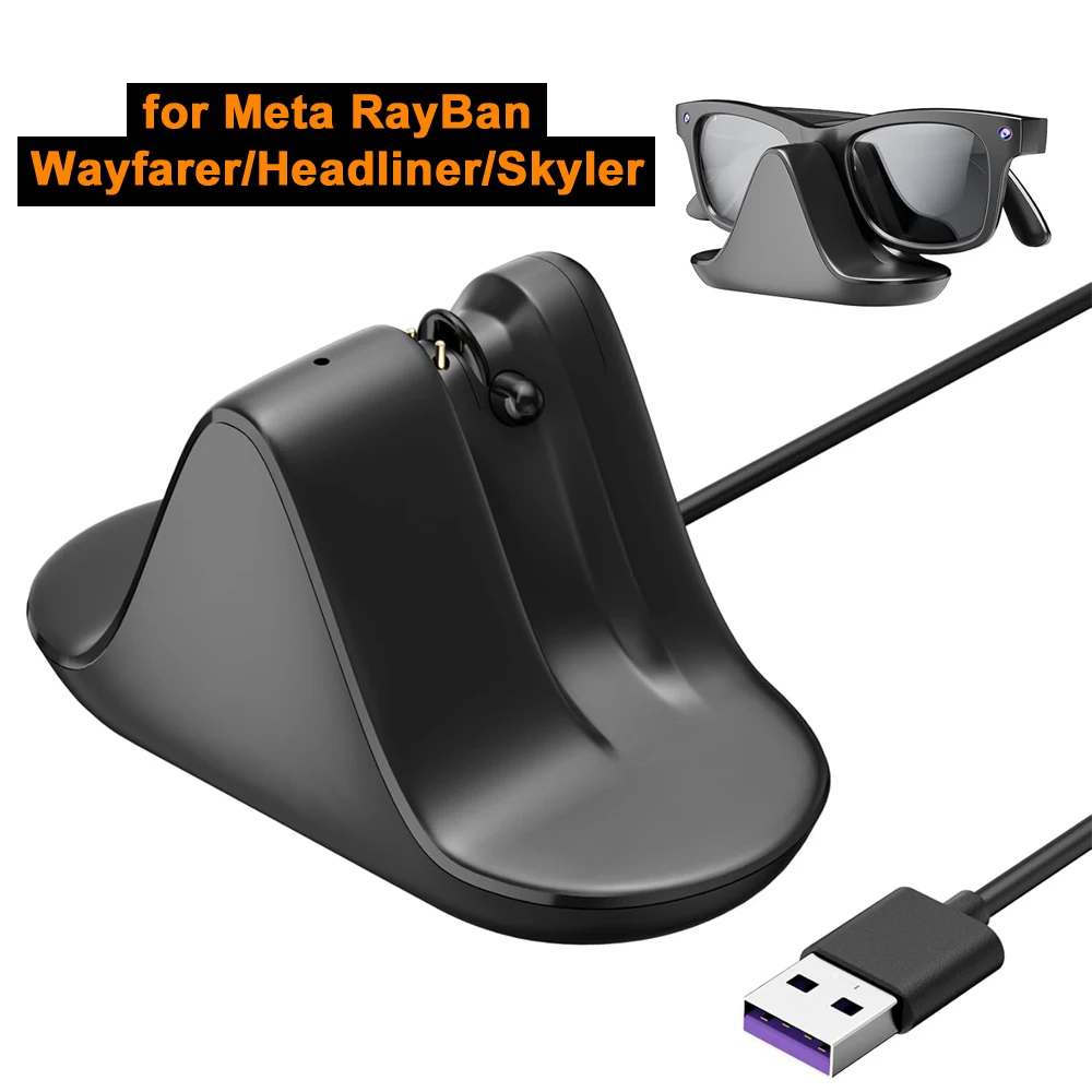 Зарядная док-станция для очков RayBan Meta Smart AI, портативное зарядное устройство Wayfarer/Headliner/Skyler со светодиодным индикатором, USB-кабель
Зарядная док-станция для очков RayBan Meta Smart AI, портативное зарядное устройство Wayfarer/Headliner/Skyler со светодиодным индикатором, USB-кабель