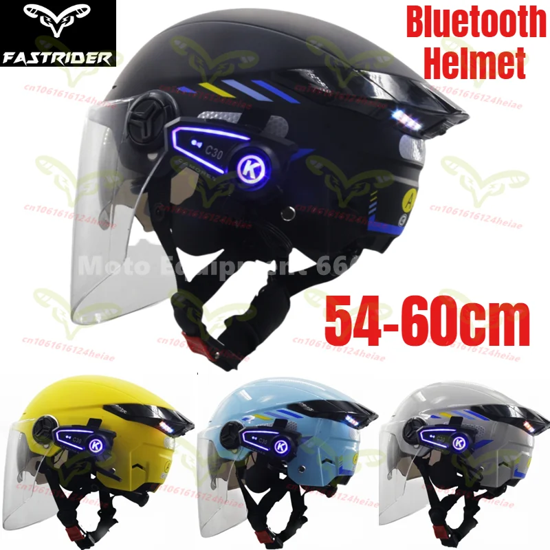Summer New Motorcycle Half Helmet Male and Female Dual Mirrors Helmet with External Bluetooth Earphones casco moto
Summer New Motorcycle Half Helmet Male and Female Dual Mirrors Helmet with External Bluetooth Earphones casco moto