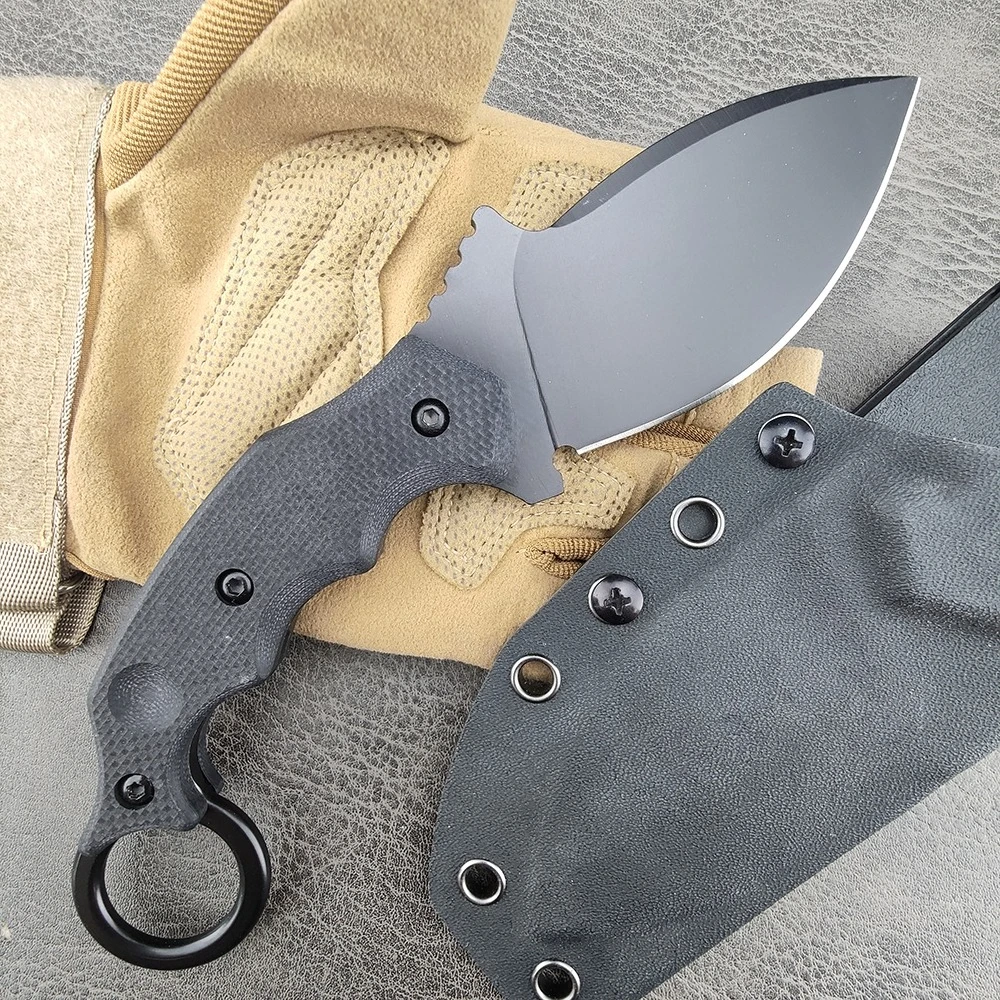 637 Jungle Adventure EDC Multifunctional Straight Knife with High Hardness 8Cr13Mov Fixed Blade Knife with Kydex Sheath Utility Climbing Fishing Camping Cutting Tools
637 Jungle Adventure EDC Multifunctional Straight Knife with High Hardness 8Cr13Mov Fixed Blade Knife with Kydex Sheath Utility Climbing Fishing Camping Cutting Tools