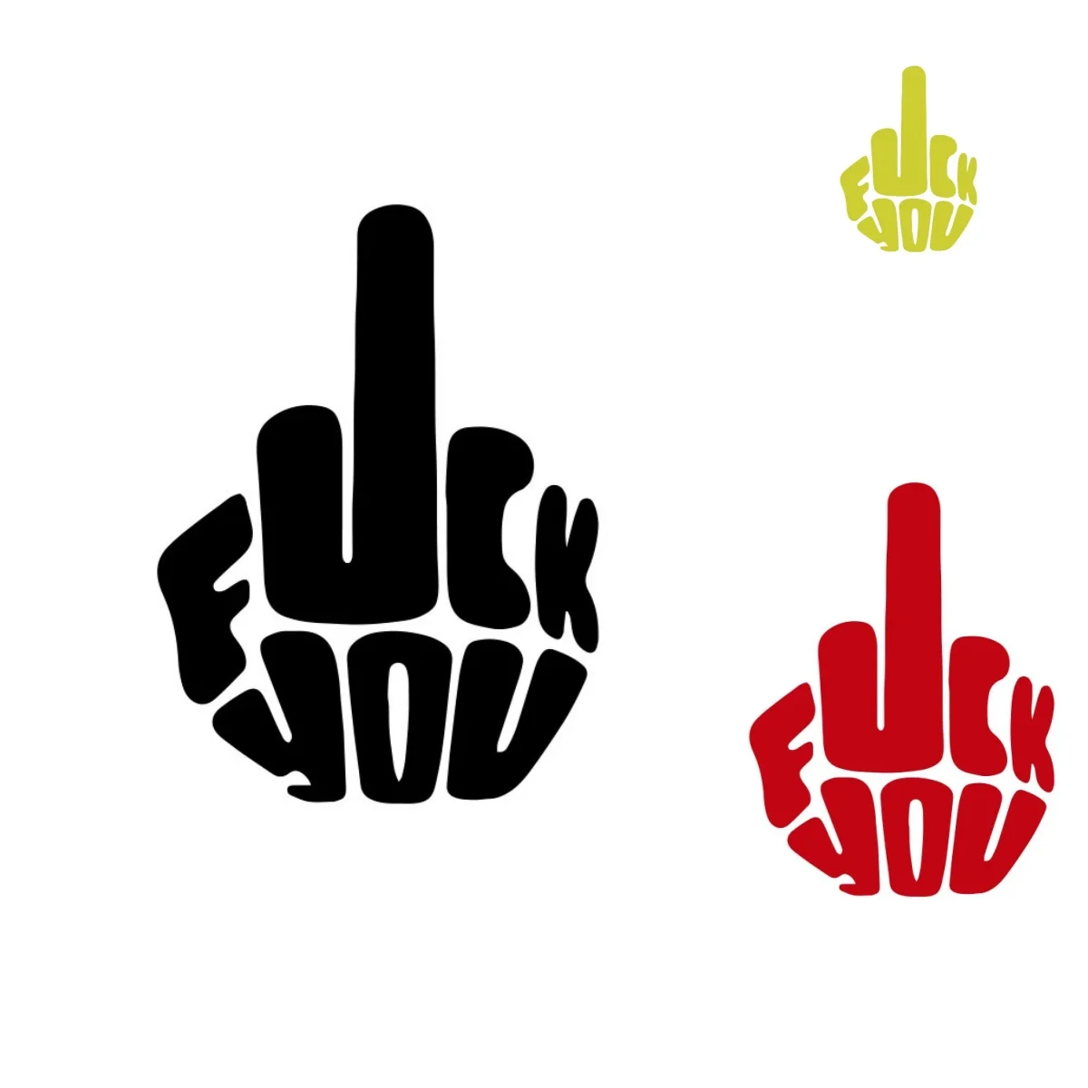 Creative Middle Finger Car Sticker Vehicle Wall Motorcycle SUV Bumper Laptop Vinyl Decal Car Styling Accessories
Creative Middle Finger Car Sticker Vehicle Wall Motorcycle SUV Bumper Laptop Vinyl Decal Car Styling Accessories