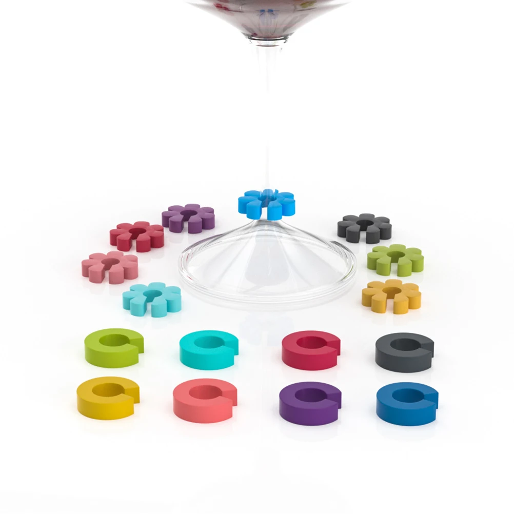 16pcs Wine Glass Markers Silicone Cup Identifiers Flower Shape Charms Drink Tags for Guests Straw Antiskid Heat Insulation
16pcs Wine Glass Markers Silicone Cup Identifiers Flower Shape Charms Drink Tags for Guests Straw Antiskid Heat Insulation