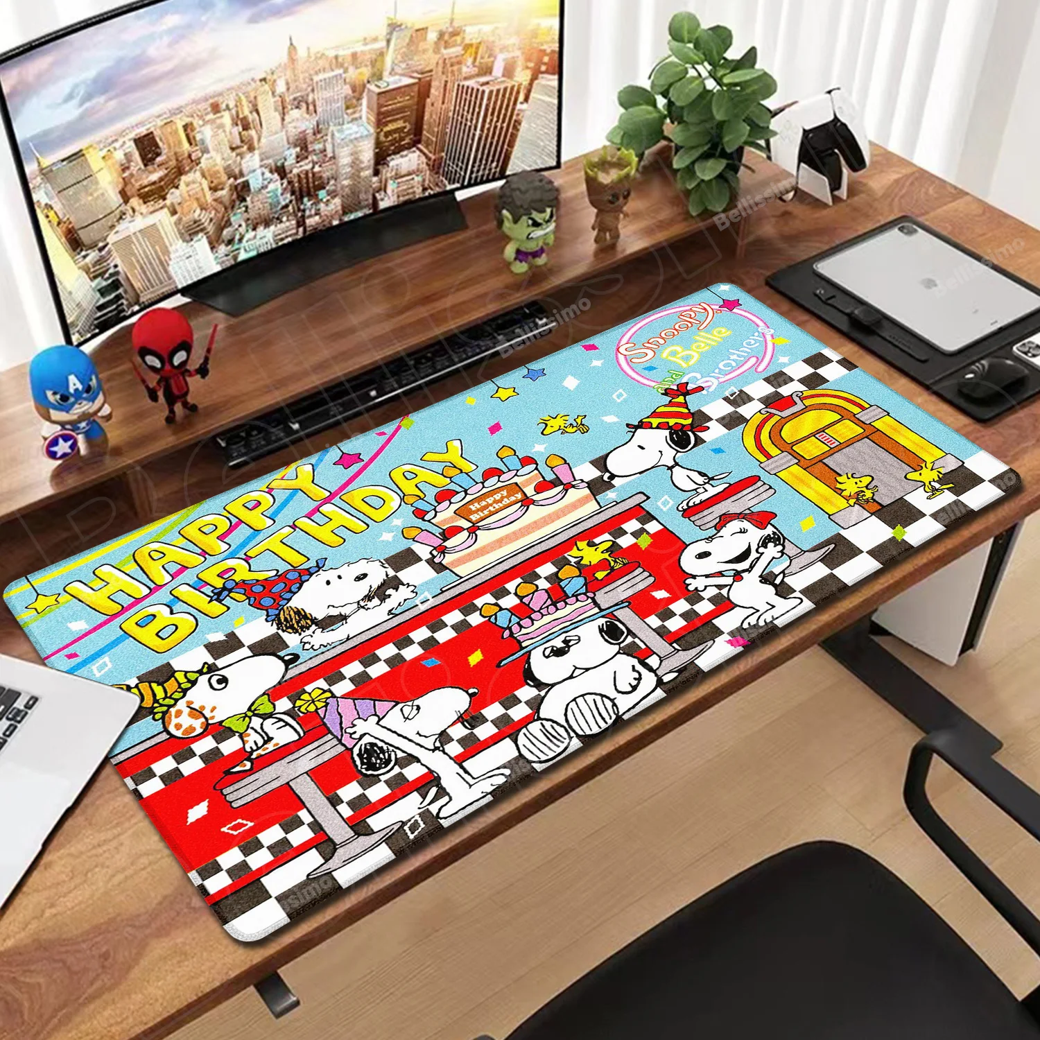 Mouse Pad Cute Cartoon Peanuts Dog Anime S-Snoopys Gaming Non-Slip Rubber Desk Mat Large Size for Computer Laptop Office Gift
Mouse Pad Cute Cartoon Peanuts Dog Anime S-Snoopys Gaming Non-Slip Rubber Desk Mat Large Size for Computer Laptop Office Gift
